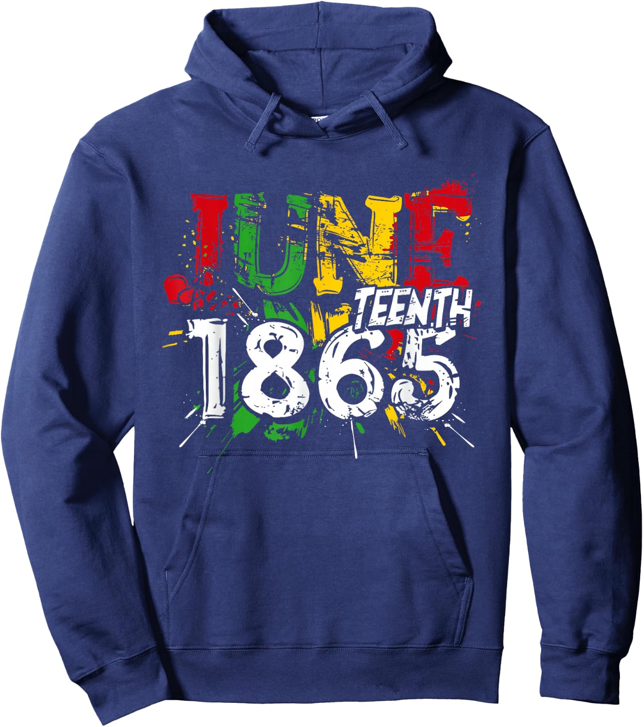 Black Freedom Juneteenth 1865 Black Pride Women, Men, Kids Hoodie - Hoodie | Navy