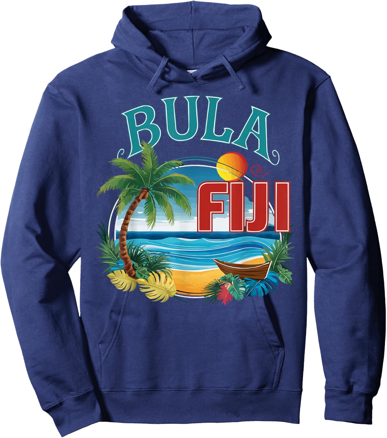 Republic Of Fiji Pride Country Travel Vacation Fidschi Hoodie - Hoodie | Navy