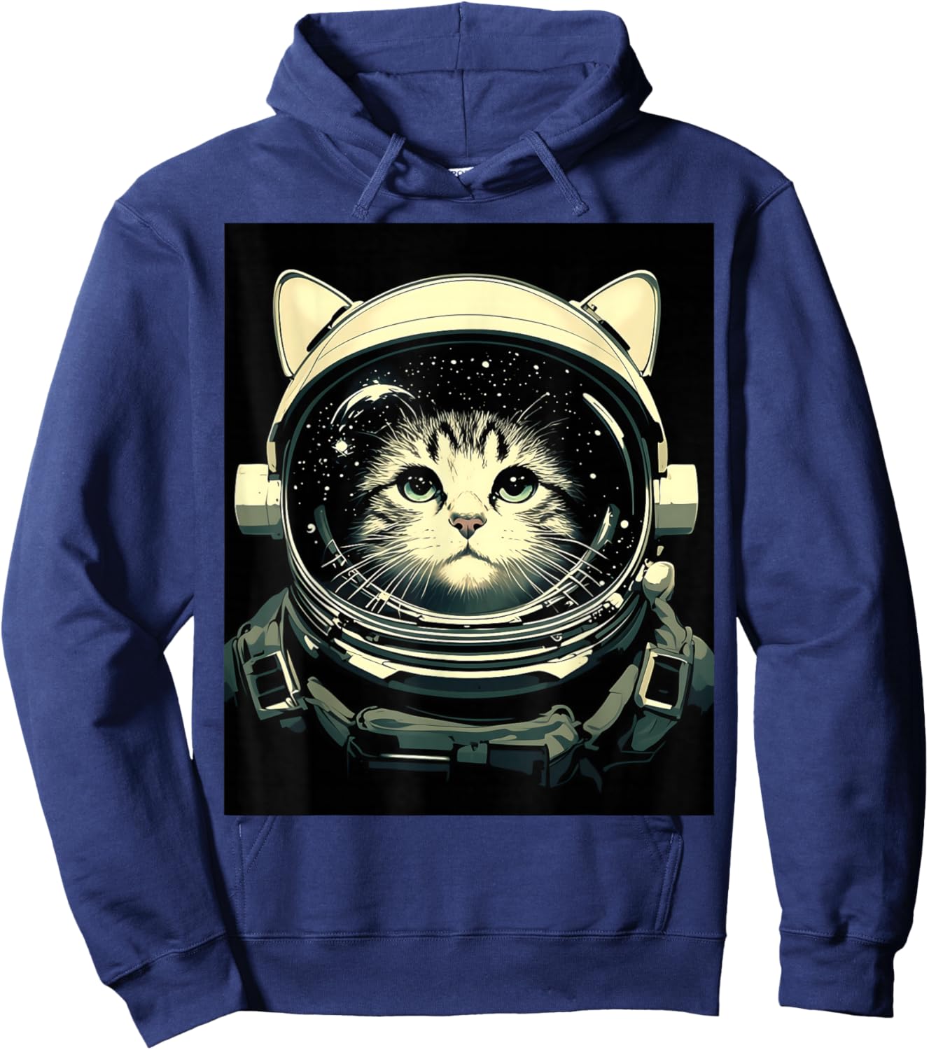 Astronaut Cat Hoodie - Hoodie | Navy