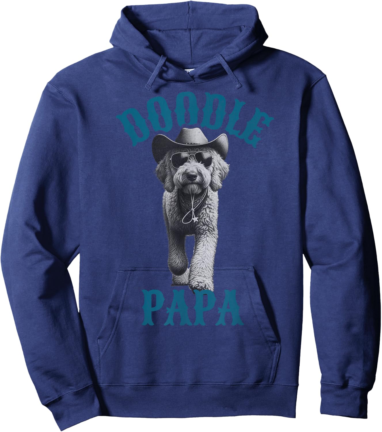Doodle Papa - Labradoodle Goldendoodle Dad Hoodie - Hoodie | Navy
