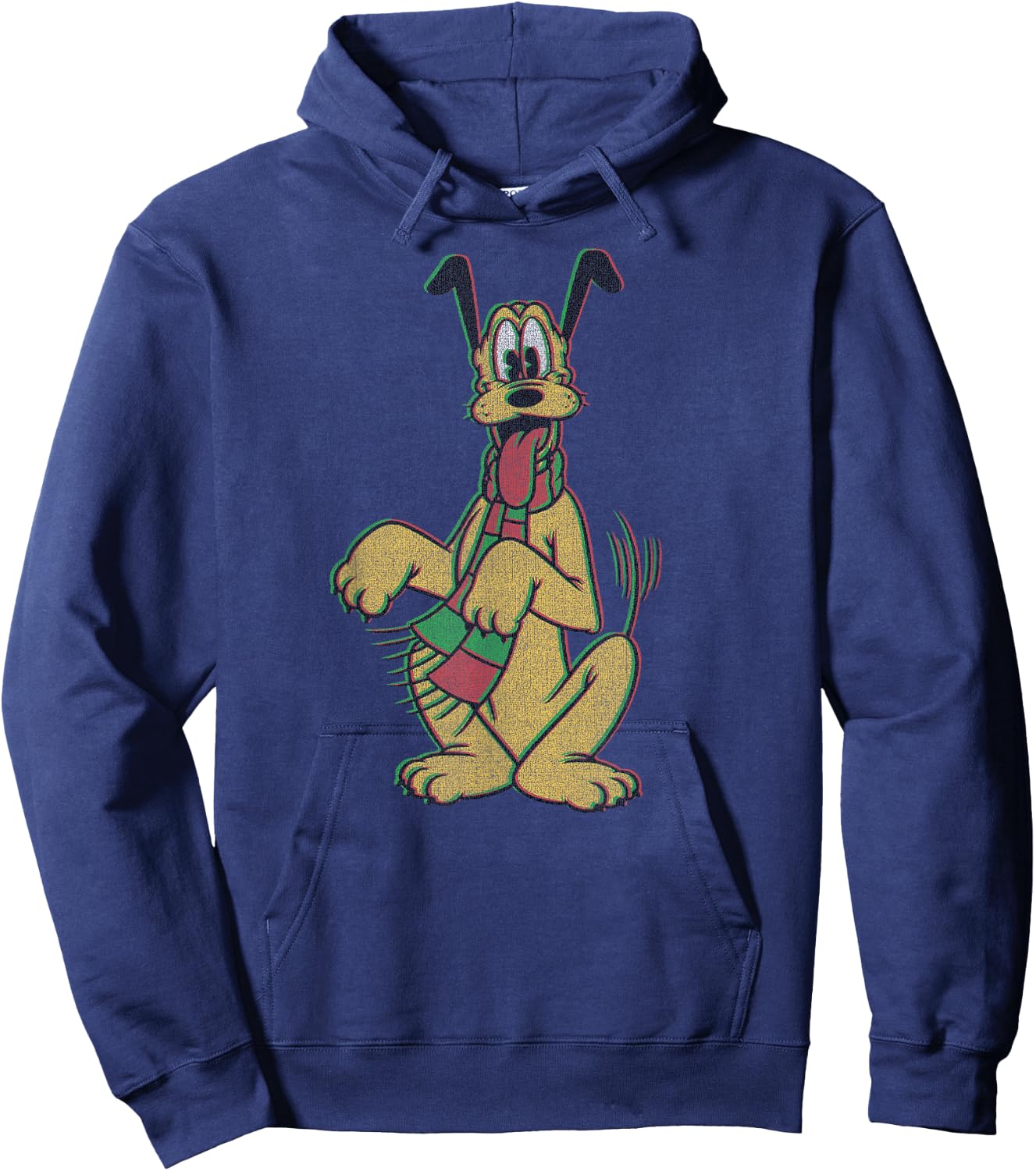 Disney Pluto Christmas Style Portrait Hoodie - Hoodie | Navy