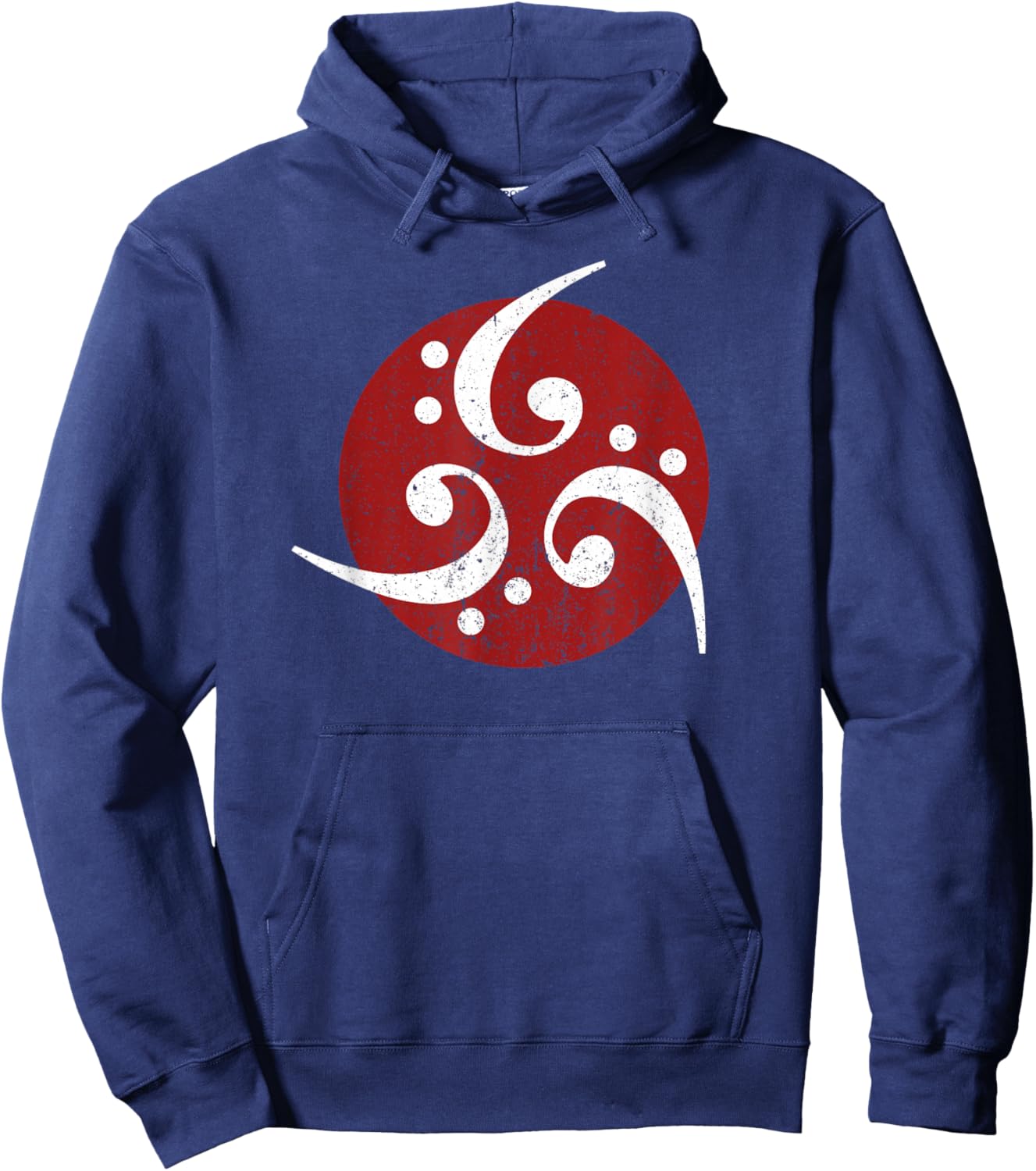 Bass Clef Vintage Bassist Bass Player Art Musician Hoodie - Hoodie | Navy