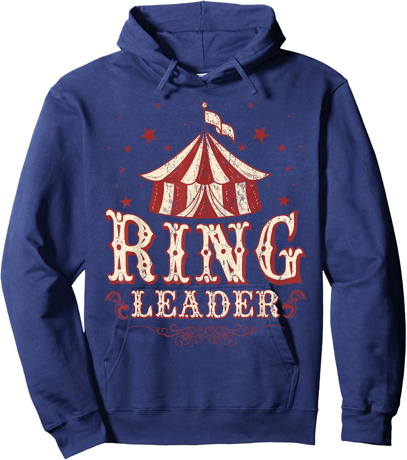 Ringleader Shirt - Vintage Circus Themed Birthday Party Hoodie - Hoodie | Navy