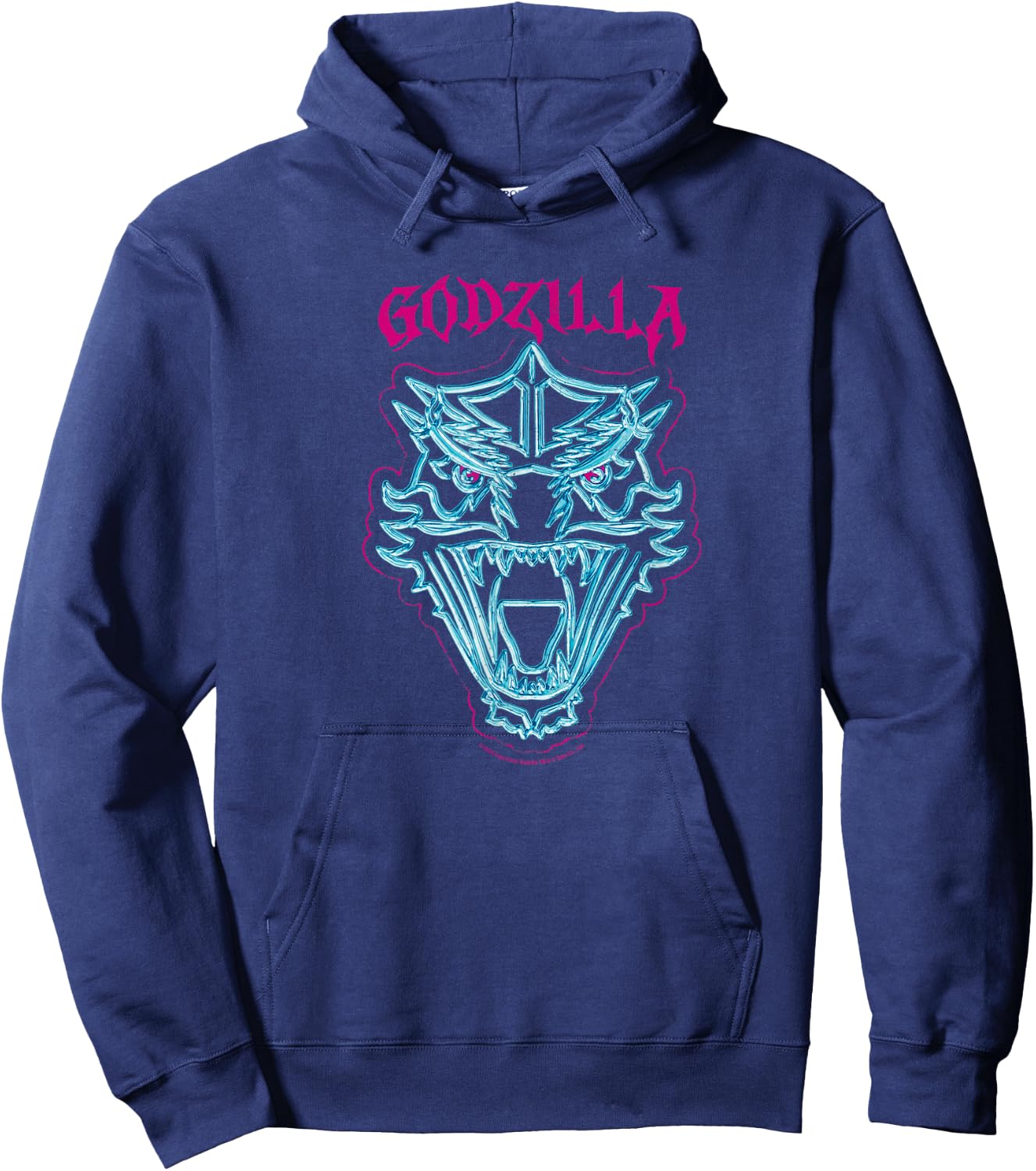 Heavy Metal Godzilla Officially Licensed Hoodie - Hoodie | Navy