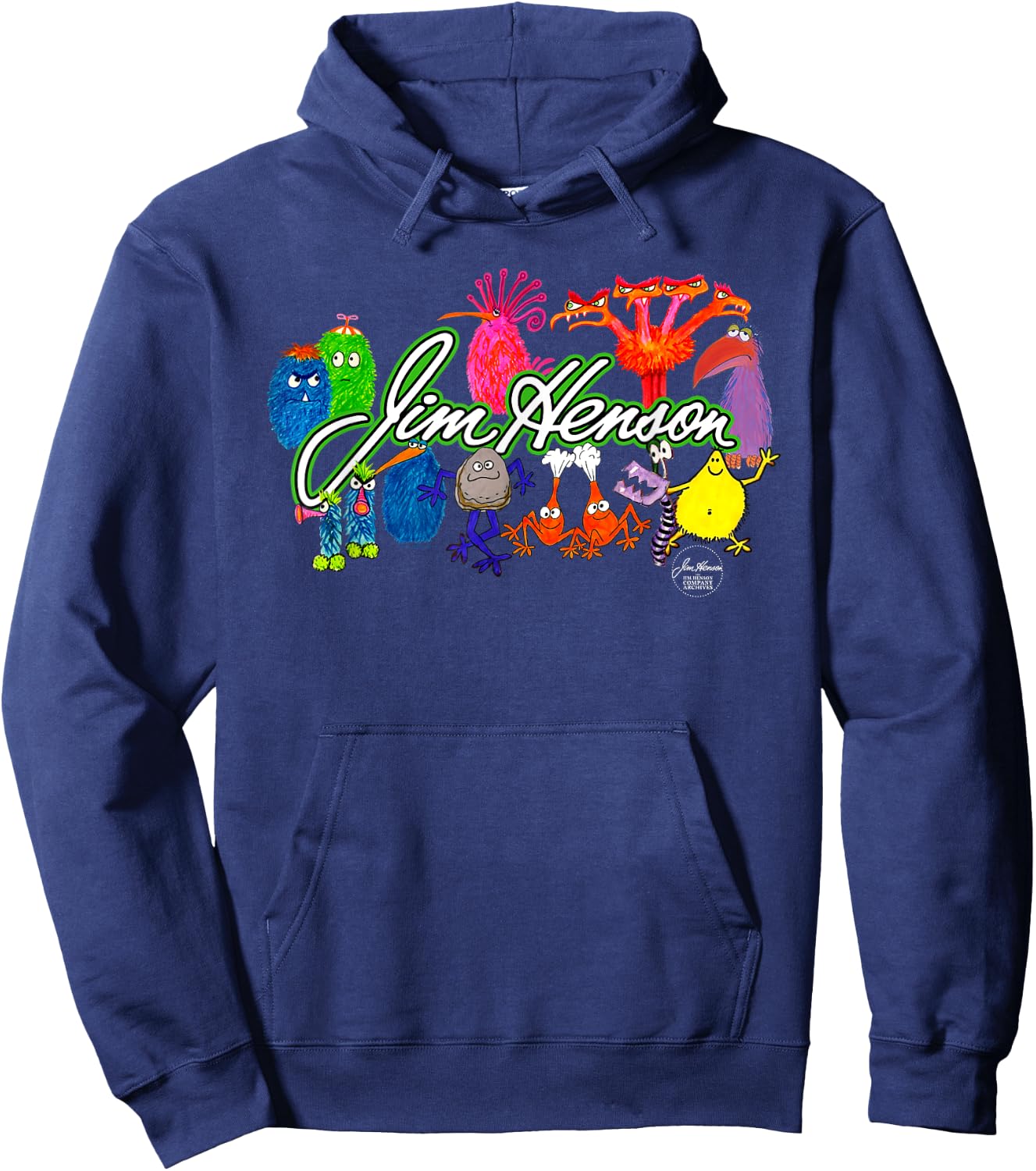 Jim Henson Sketch Collage Hoodie - Hoodie | Navy