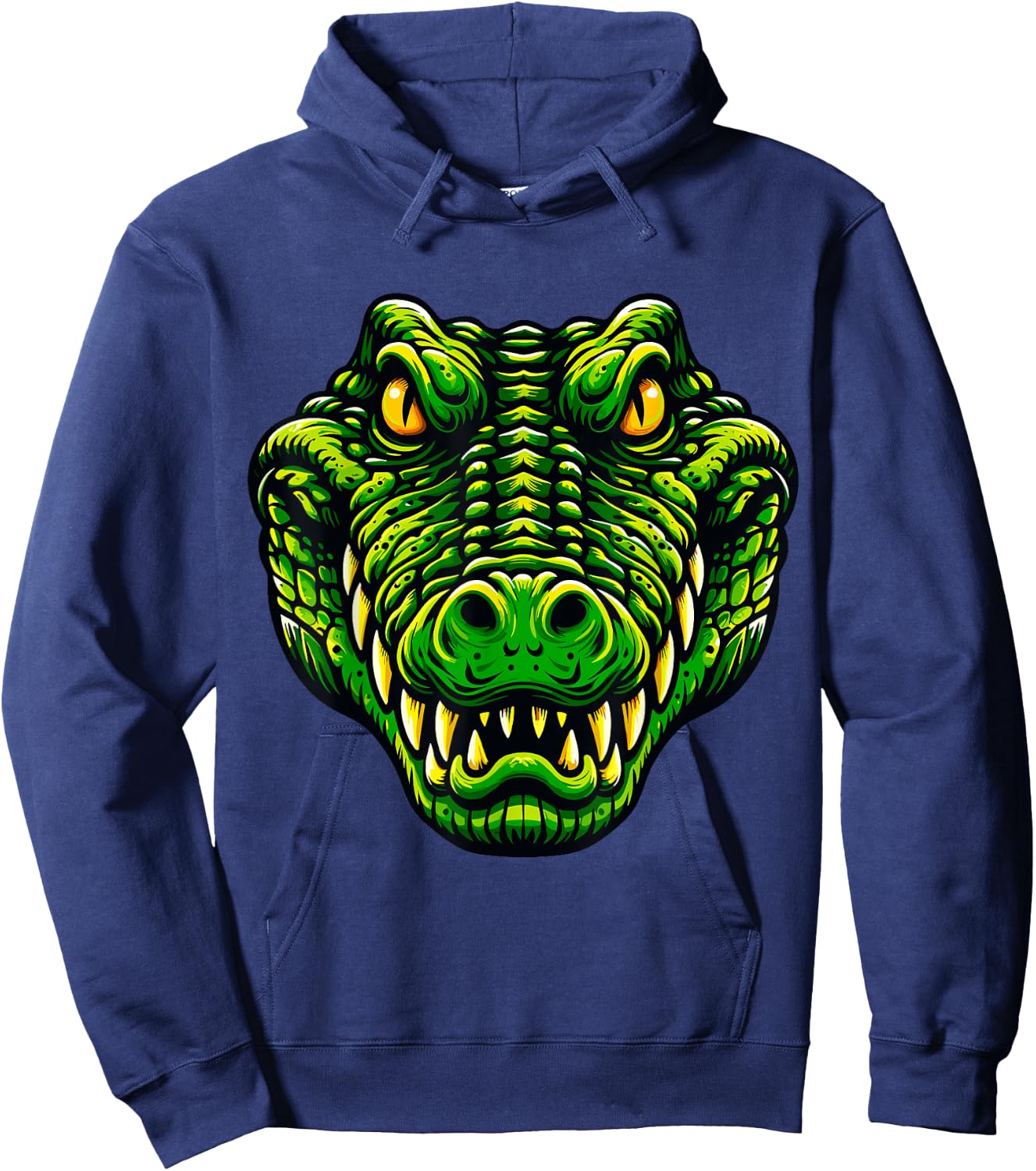 Wild Crocodile Head Alligator Hoodie - Hoodie | Navy