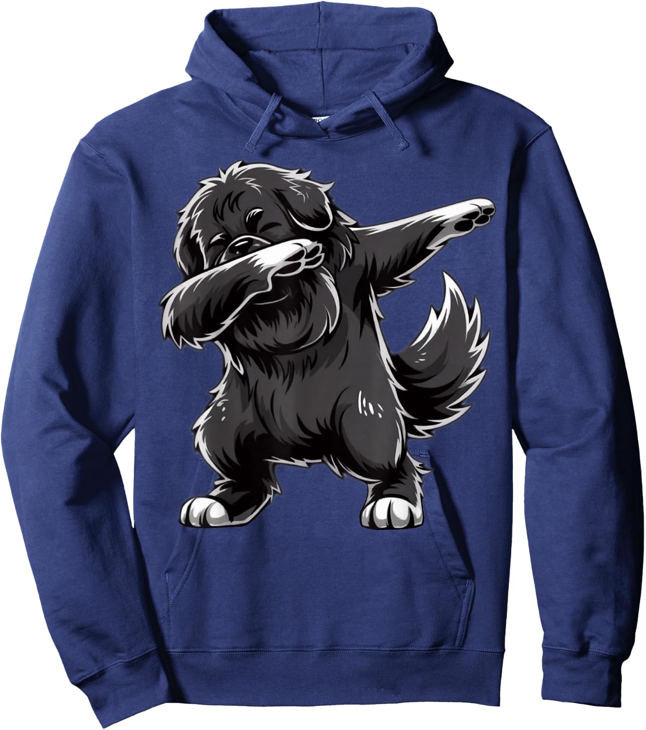 Dabbing Newfoundland Dab Dance Dog Lover Gifts Women Hoodie - Hoodie | Navy