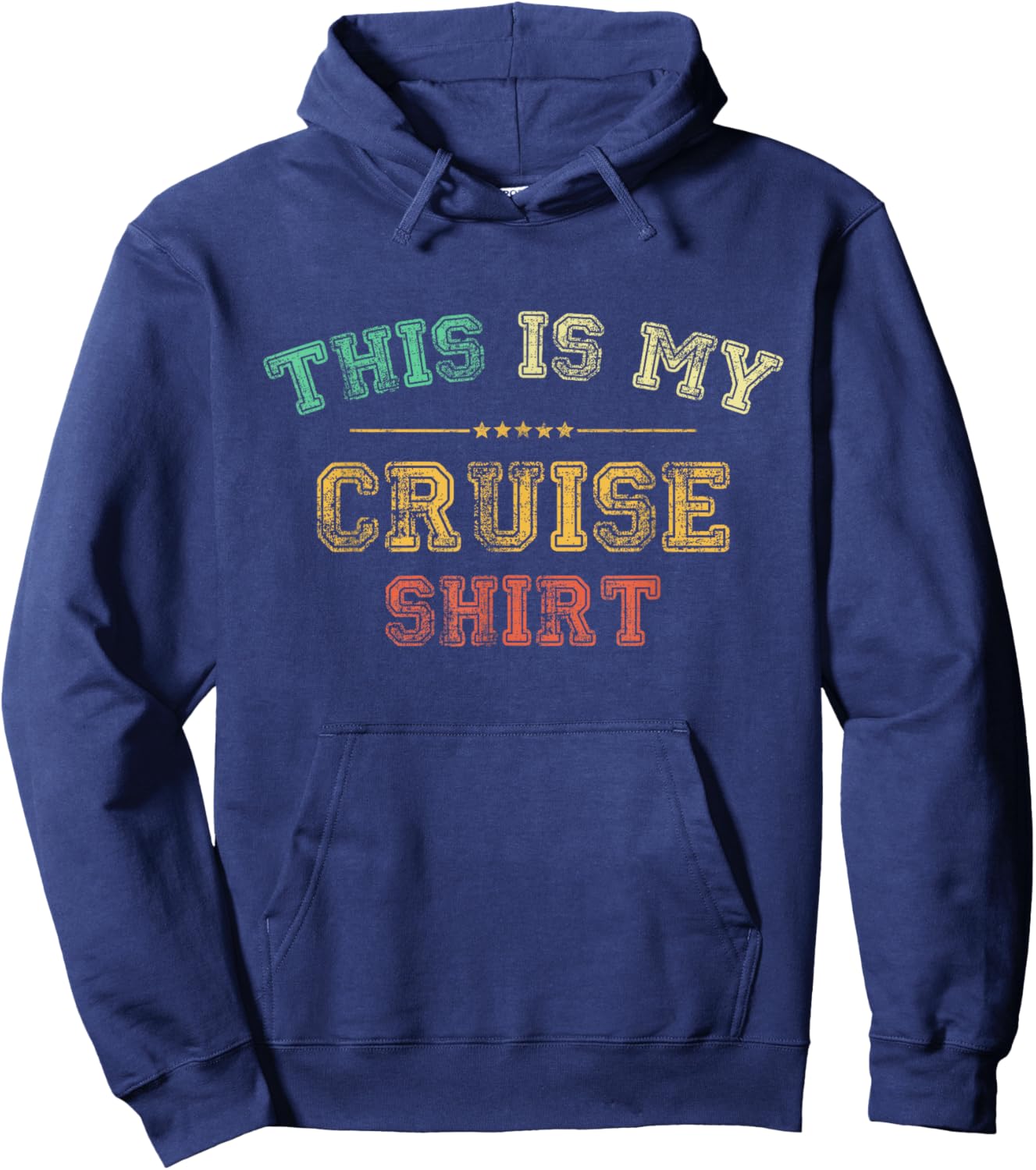 This is My Cruise Shirt Funny Love Cruising Vacation Trip Hoodie - Hoodie | Navy