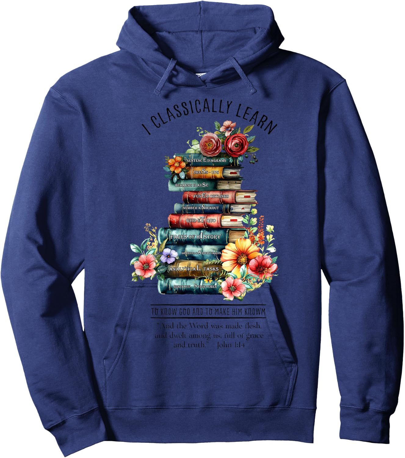 Essentials Classical Conversations CC Tutor Books Hoodie - Hoodie | Navy