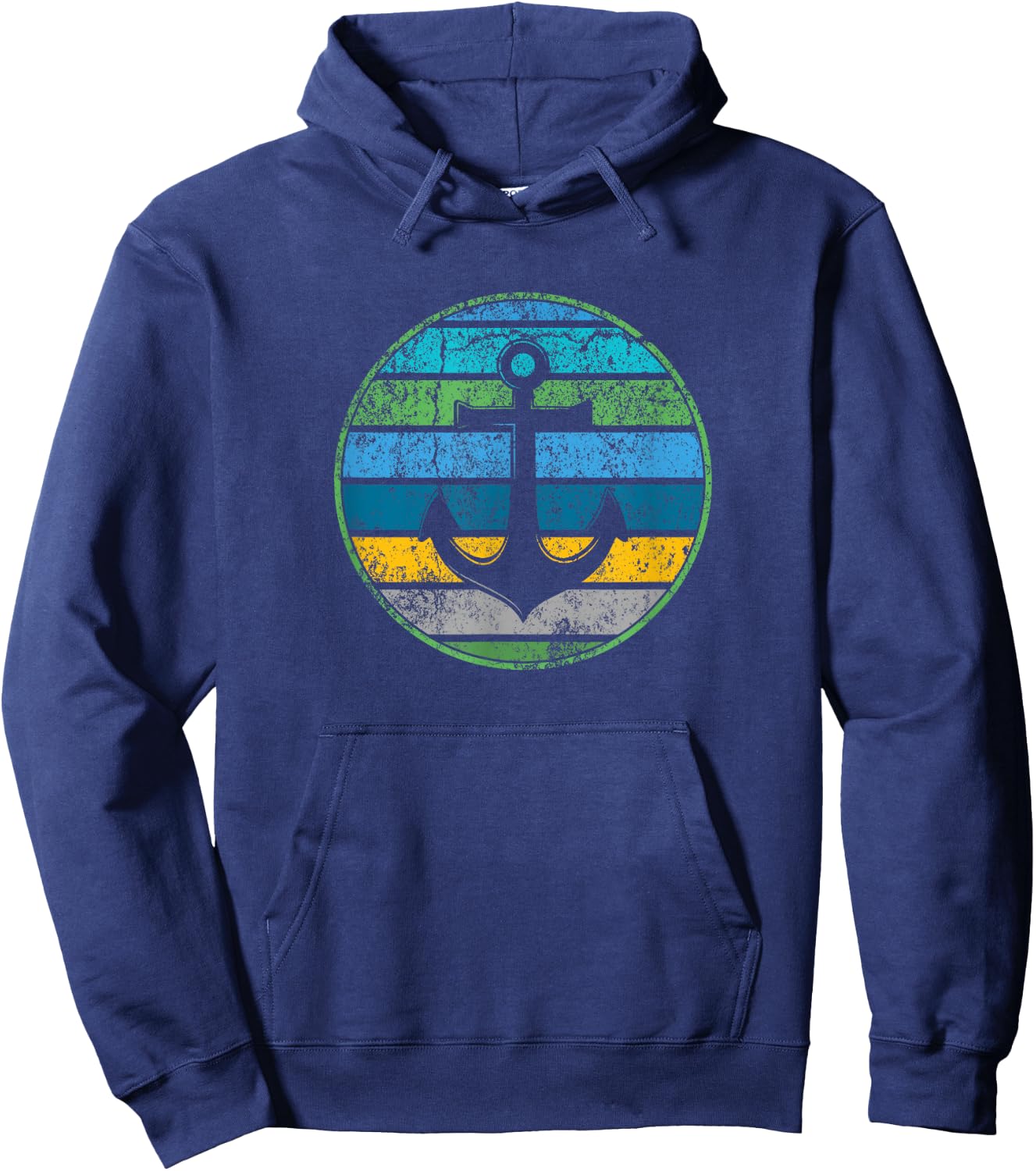 Retro I'm Sailing - Vintage Anchor For Captain Of Sailing Hoodie - Hoodie | Navy