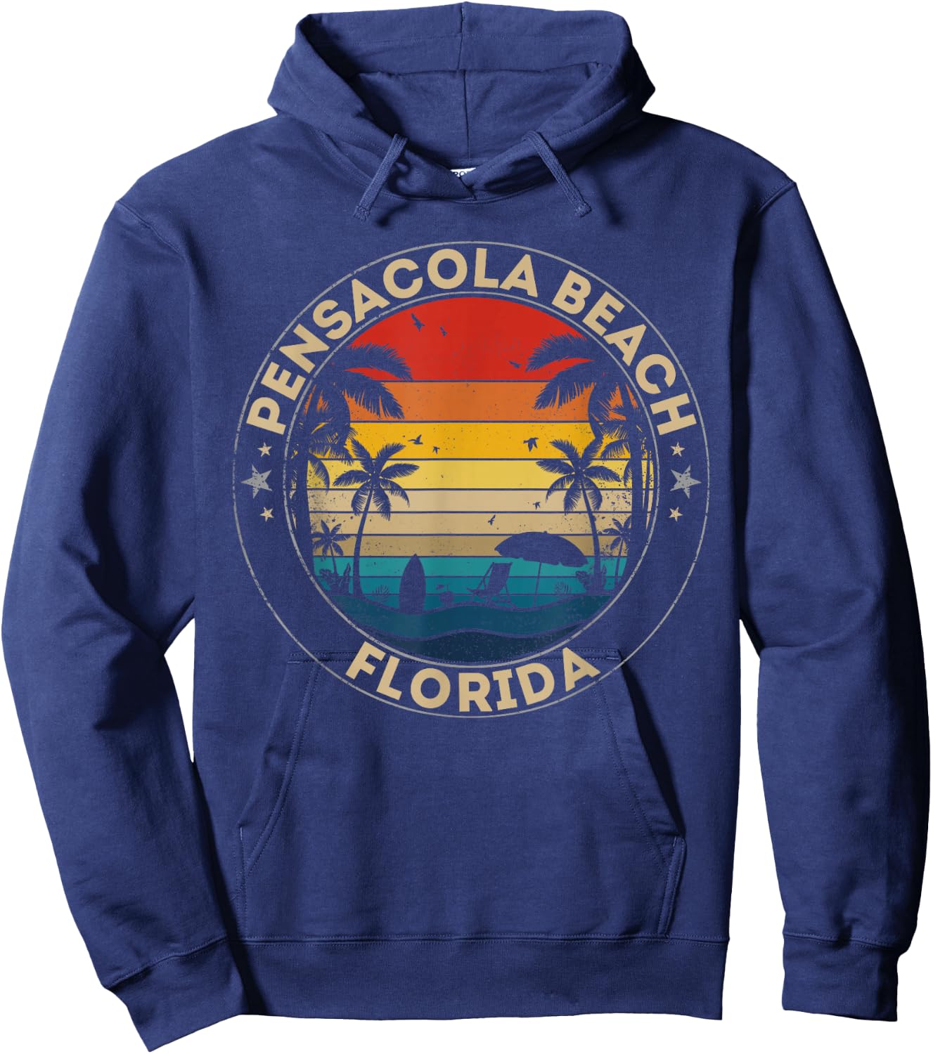 Pensacola Beach Souvenir - Florida Reminder Hoodie - Hoodie | Navy