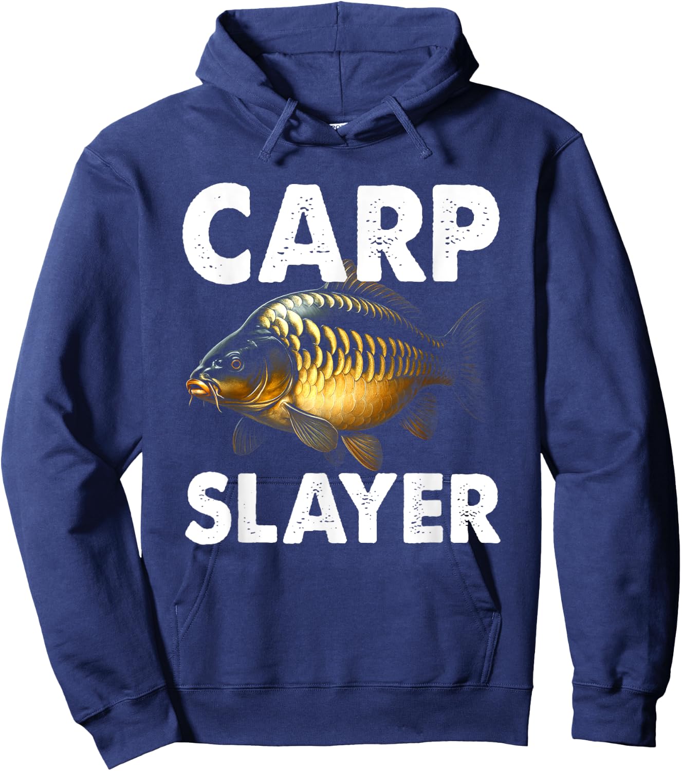 Carp Slayer Carp Fishing Angler Fisherman Fishing Fish Hoodie - Hoodie | Navy