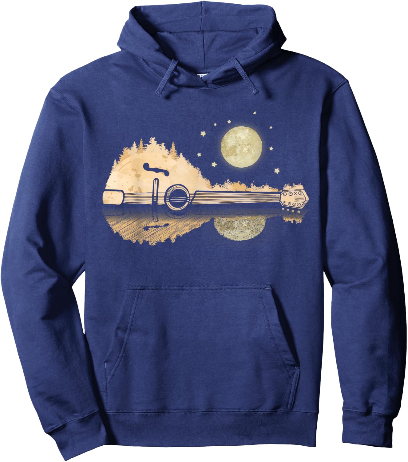 Mandolin Player Country Music Lover Bluegrass Mandolin Hoodie - Hoodie | Navy