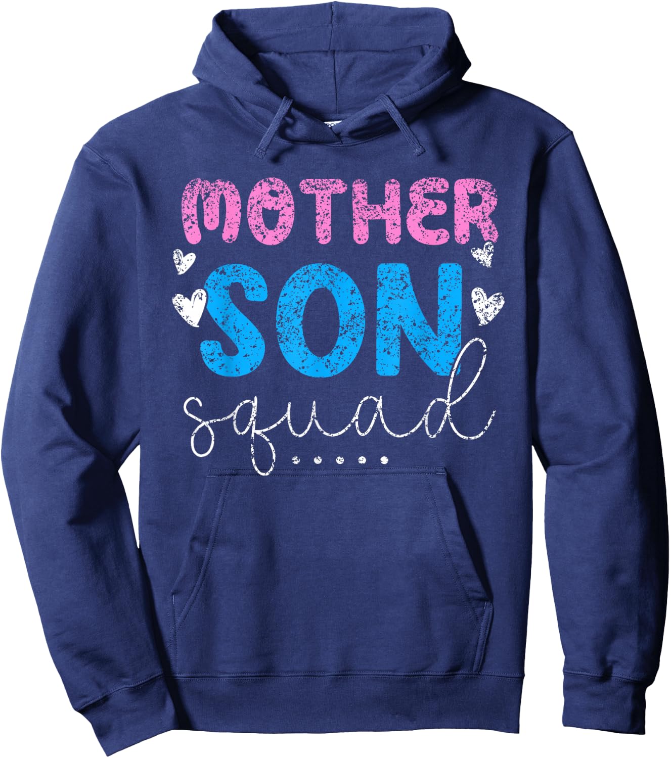 Mother Son Squad Mother's Day Matching Mom Sons Mother Son Hoodie - Hoodie | Navy