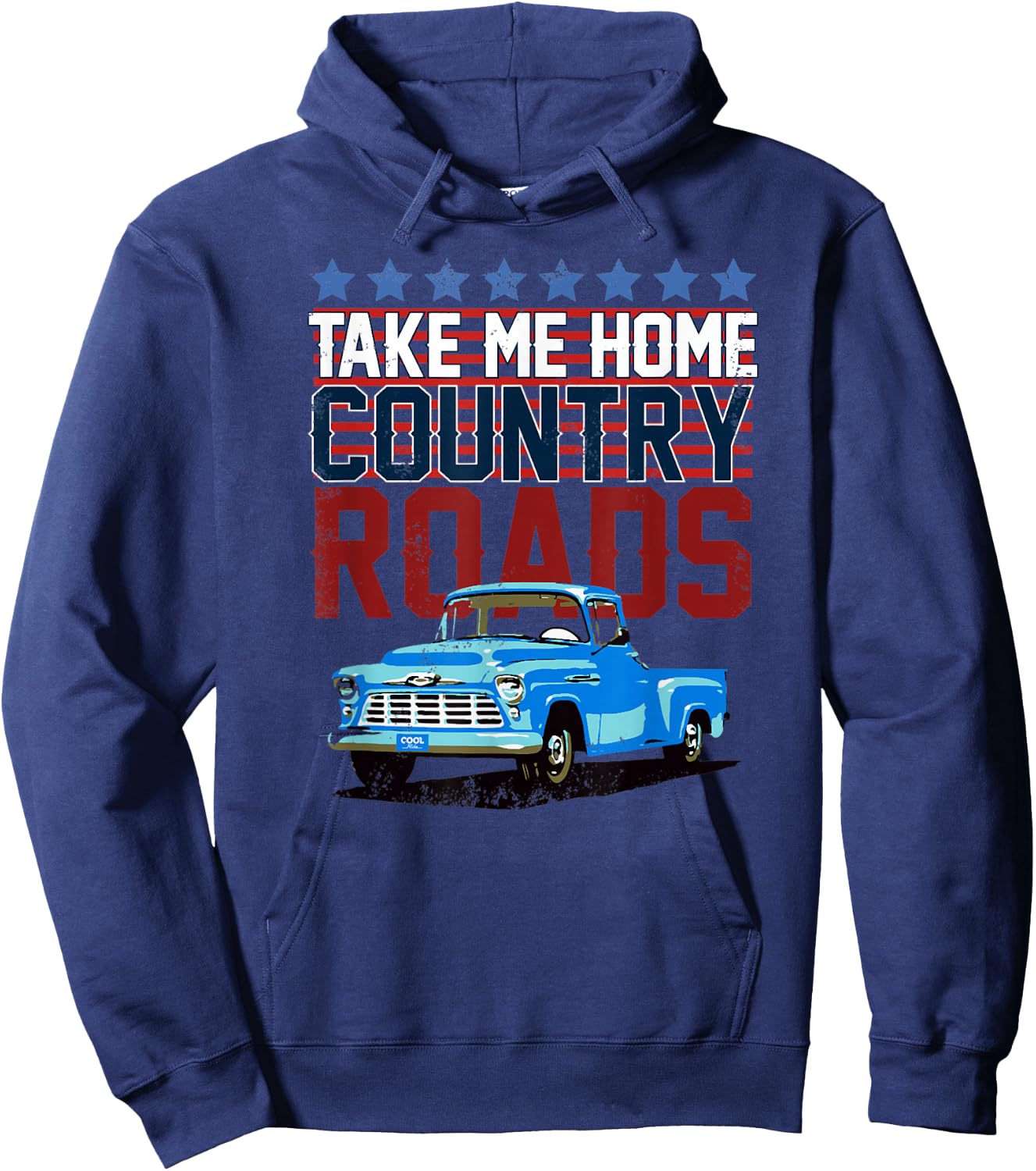 55 56 57 Chevys Truck Hoodie - Hoodie | Navy