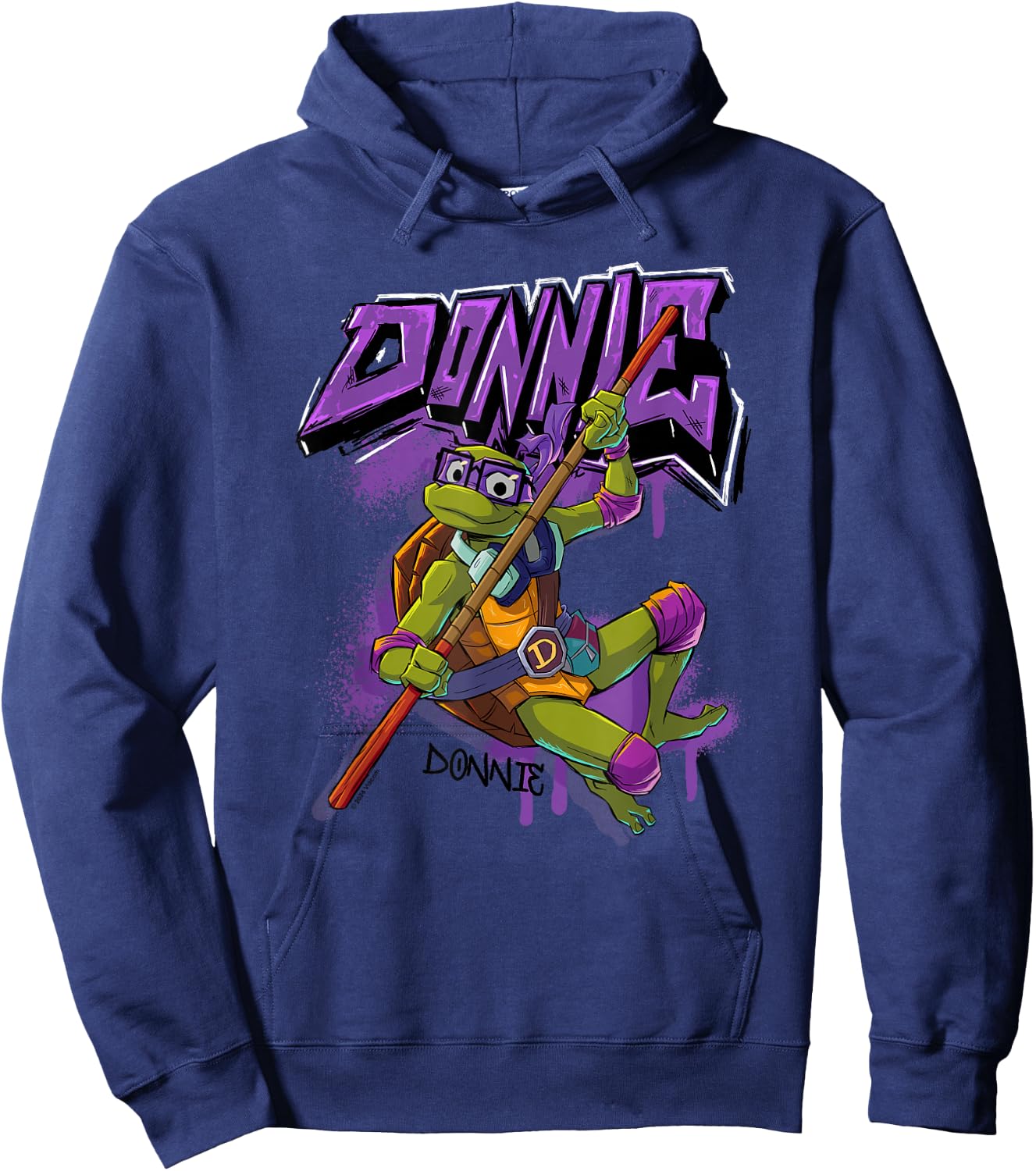 Tales of the Teenage Mutant Ninja Turtles Donnie Graffiti Hoodie - Hoodie | Navy