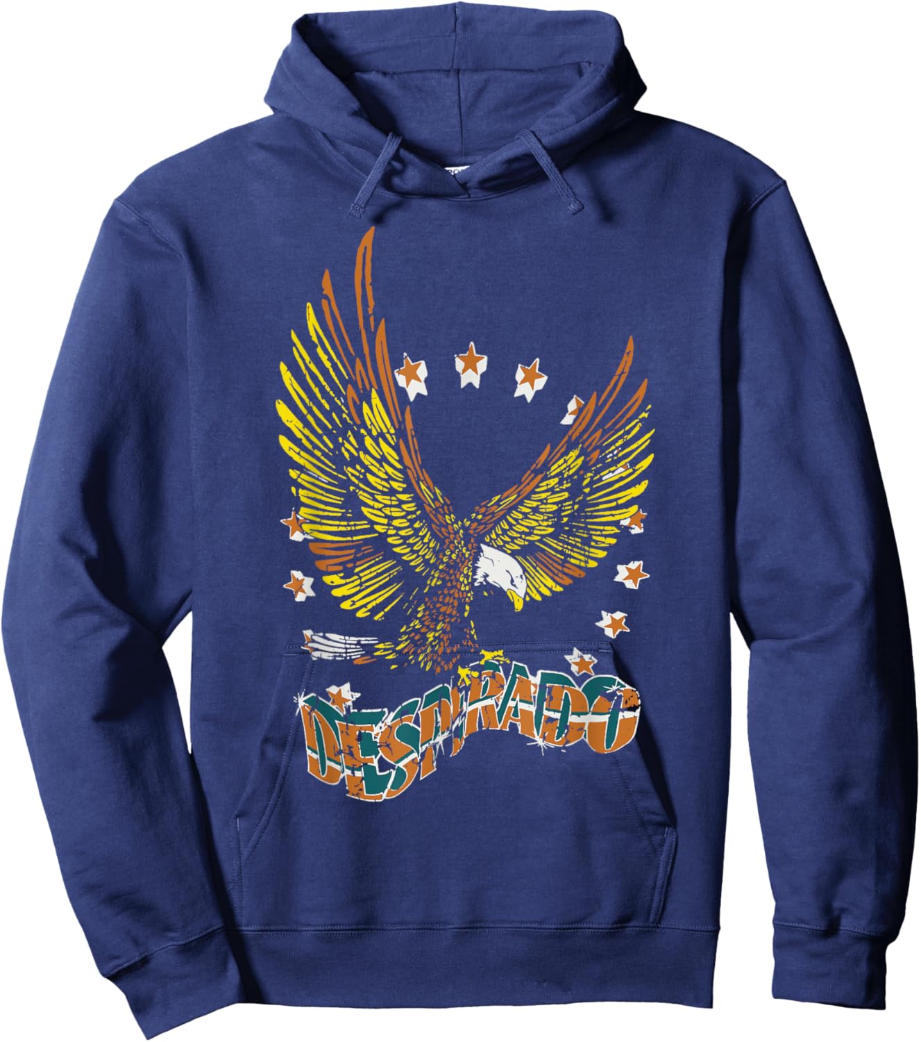 Desperado Cowboy Eagle Hoodie - Hoodie | Navy