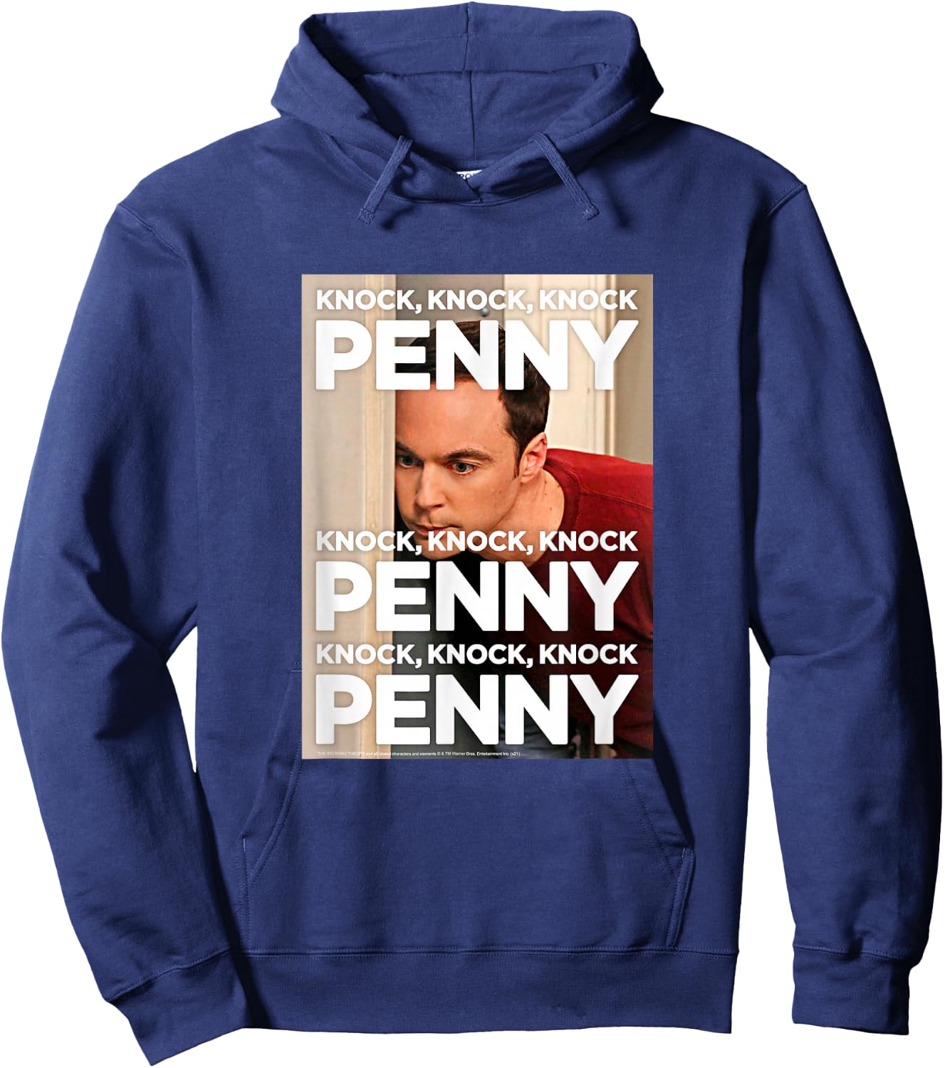 The Big Bang Theory Knock, Knock, Knock Penny Hoodie - Hoodie | Navy