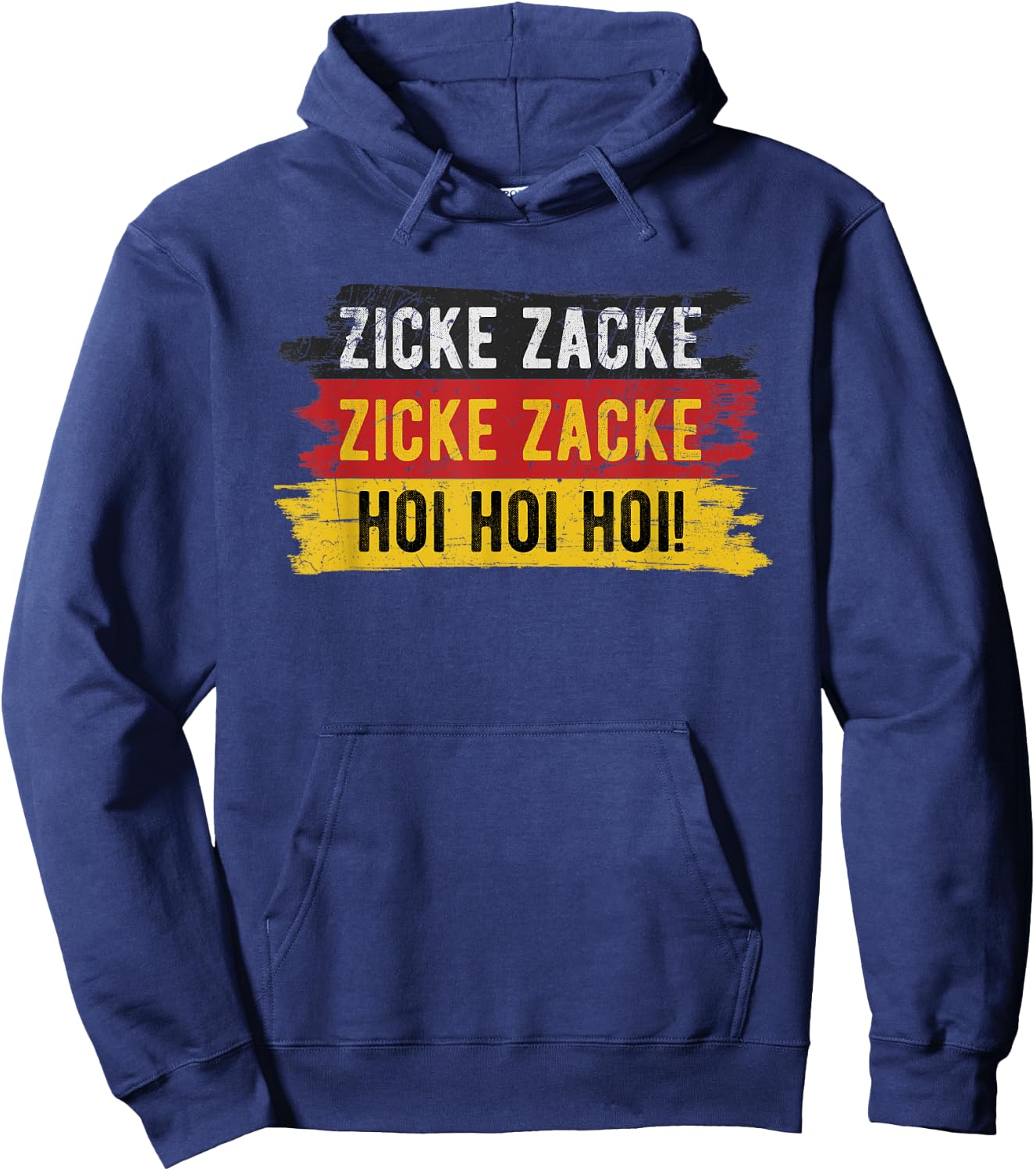 Zicke Zacke Hoi Hoi German Drinking Song Prost Cheers Hoodie - Hoodie | Navy