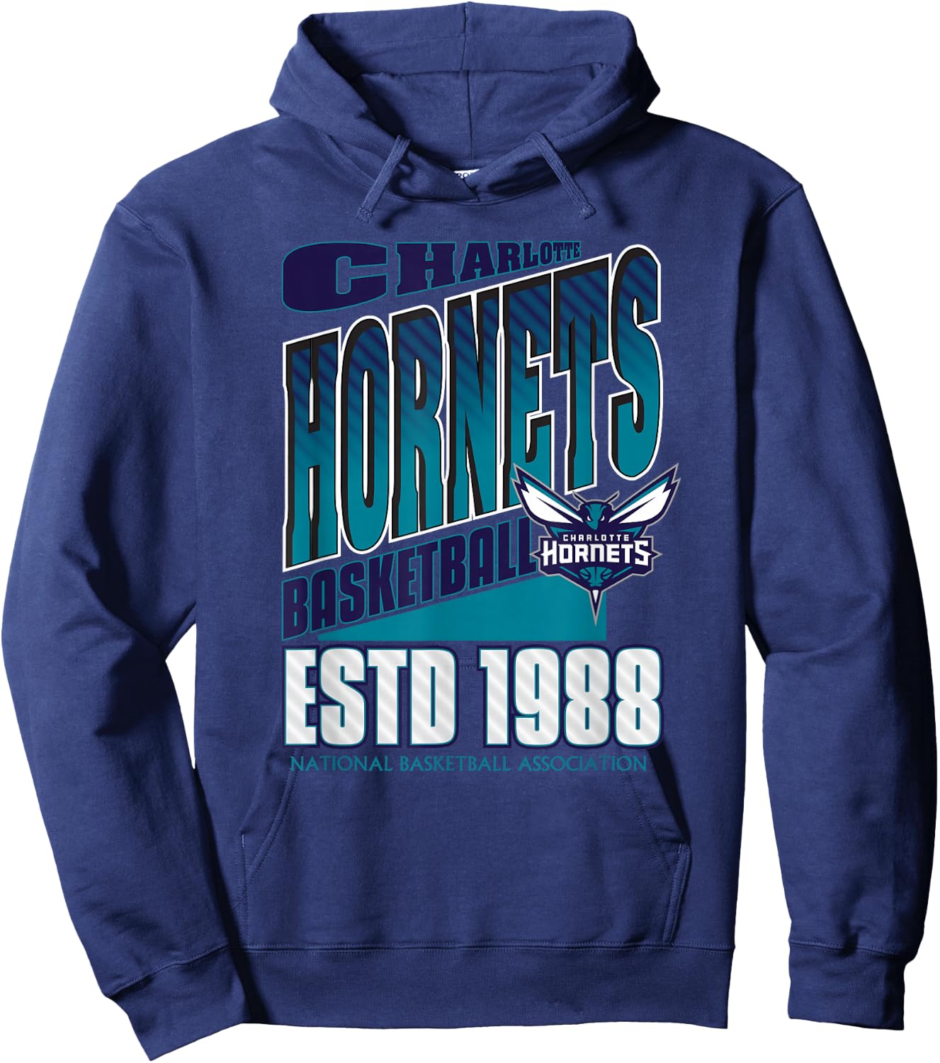 Charlotte Hornets NBA Breakaway - Men's Black Small Hoodie - Hoodie | Navy