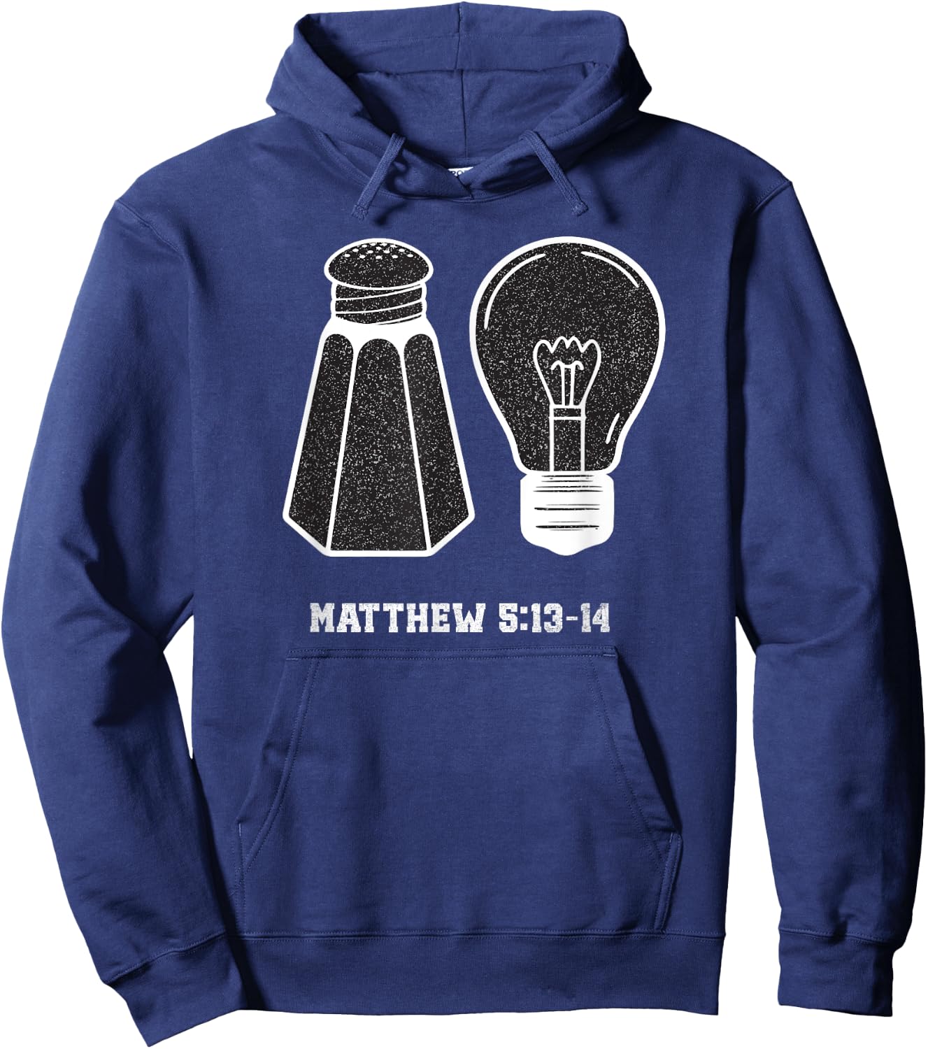 Christian Be Salty Stay Lit Salt of Earth Light of World God Hoodie - Hoodie | Navy