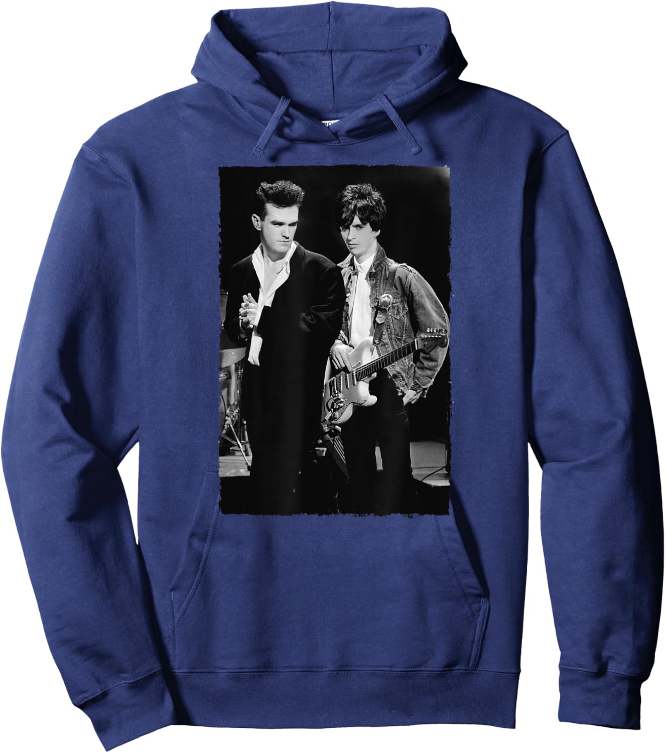 The Smiths Morrissey And Johnny Marr Live By Stephen Wright Hoodie - Hoodie | Navy