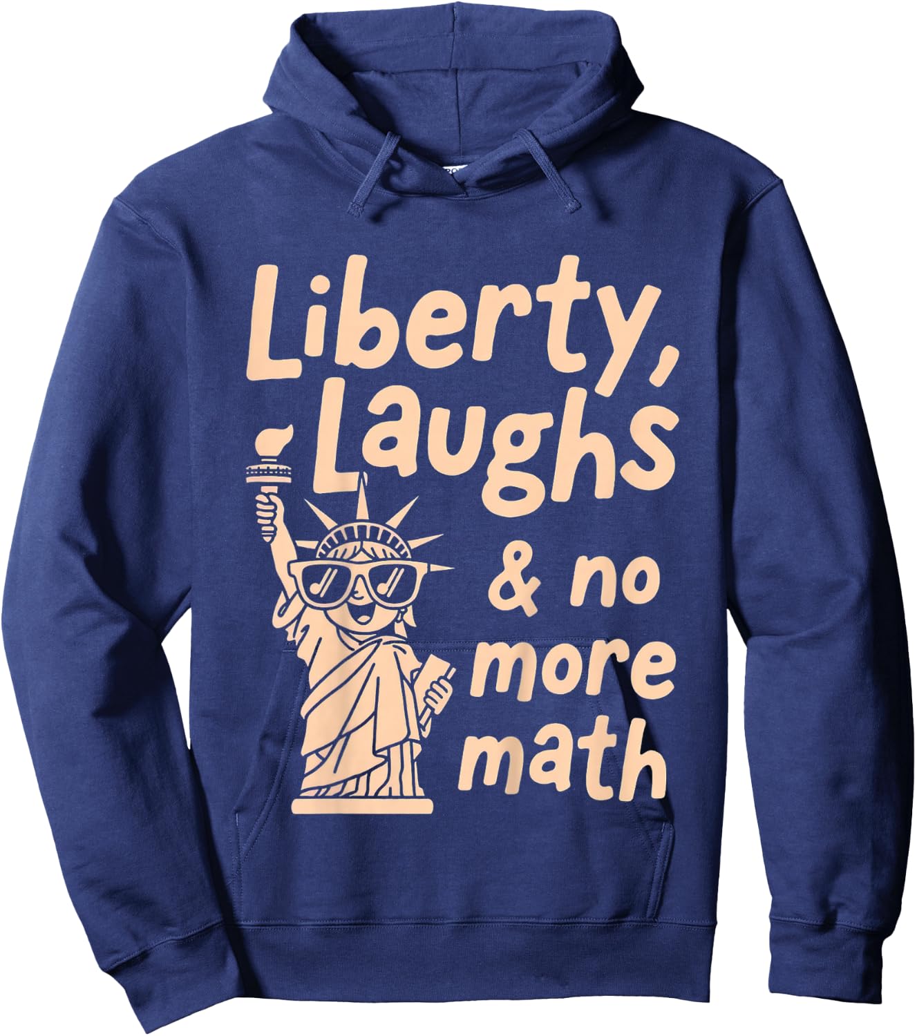 Kids Funny Statue of Liberty - Last Day of School - End of School Hoodie - Hoodie | Navy