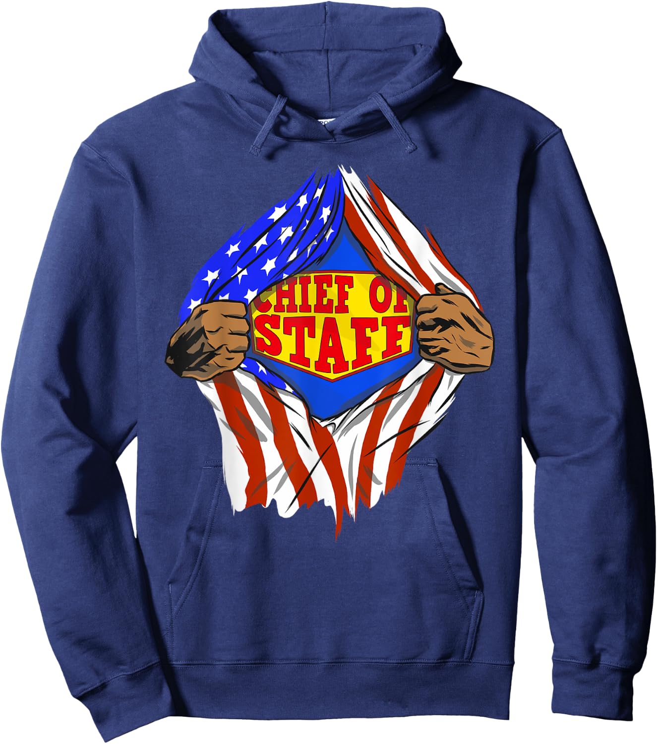 Funny Super Chief Of Staff Hero Job Hoodie - Hoodie | Navy