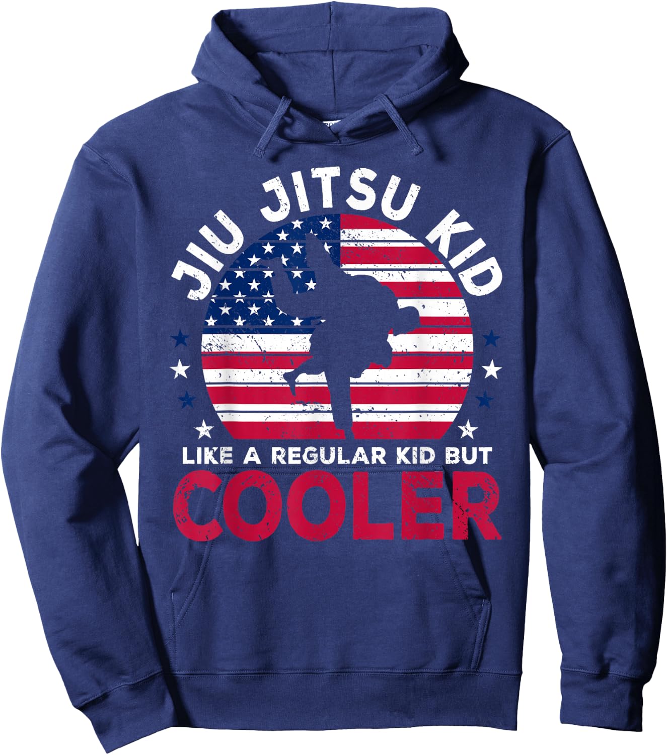 Jiu Jitsu Kid Martial Art Funny American Brazilian Jiu-Jitsu Hoodie - Hoodie | Navy