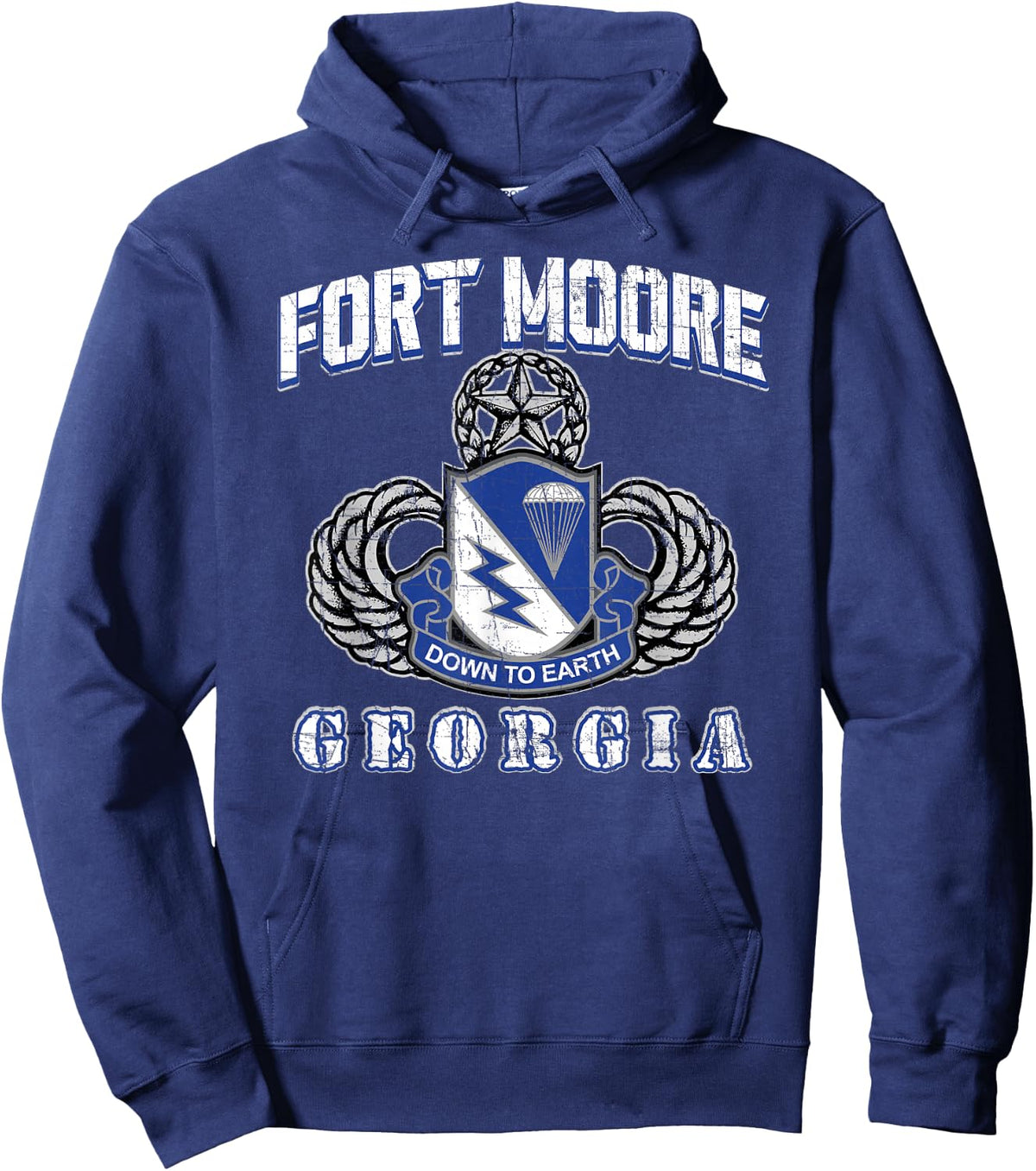 American Marauder:Fort Moore 507th Airborne Hoodie - Hoodie | Navy