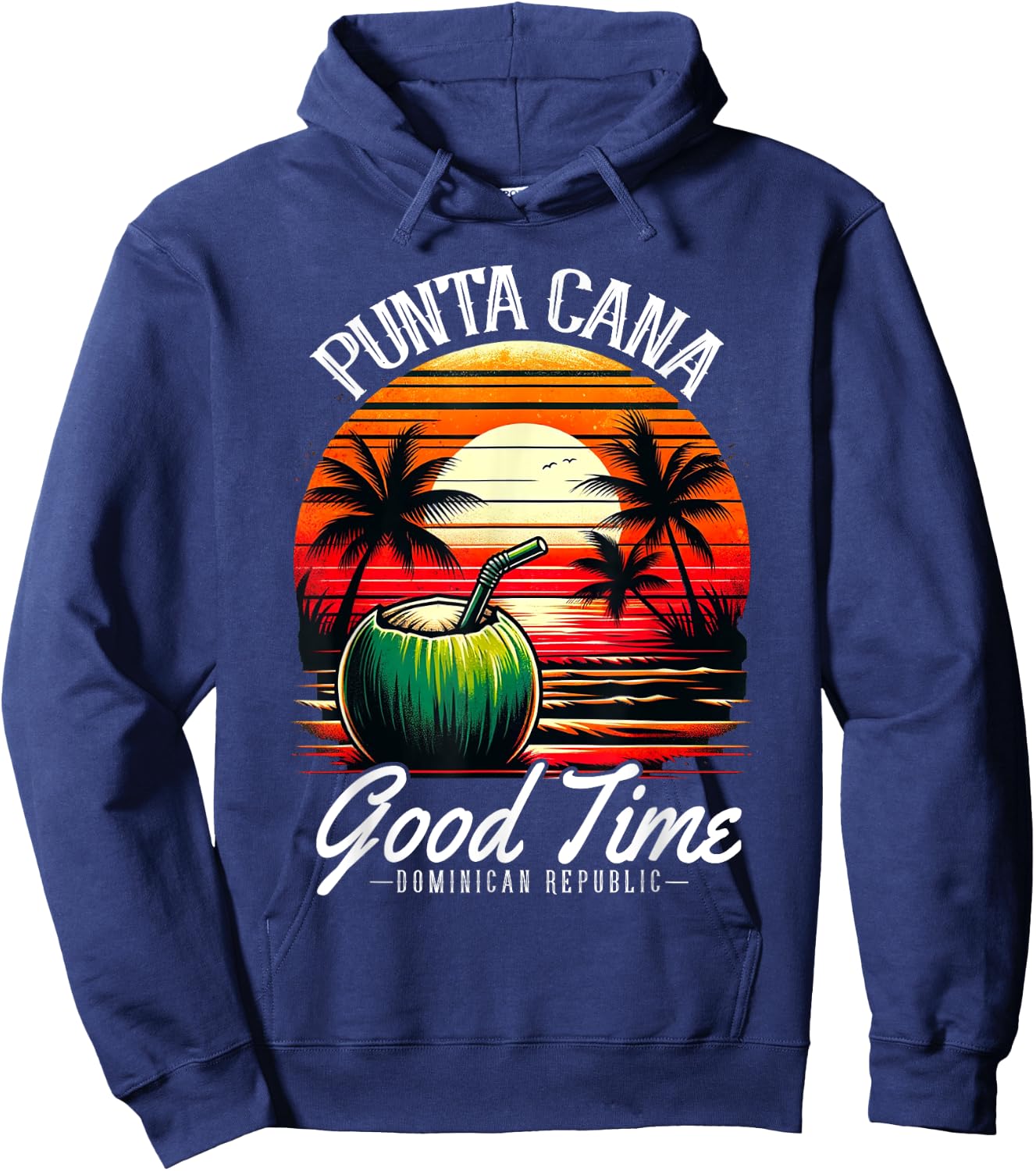Punta Cana Family Vacation Shirt Dominican Republic Beach Men Women Girls Kids Hoodie - Hoodie | Navy