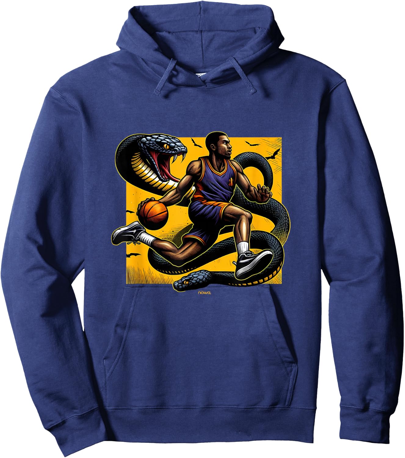 Followed by The Mamba Basketball Player ON YELLWO Ground Hoodie - Hoodie | Navy