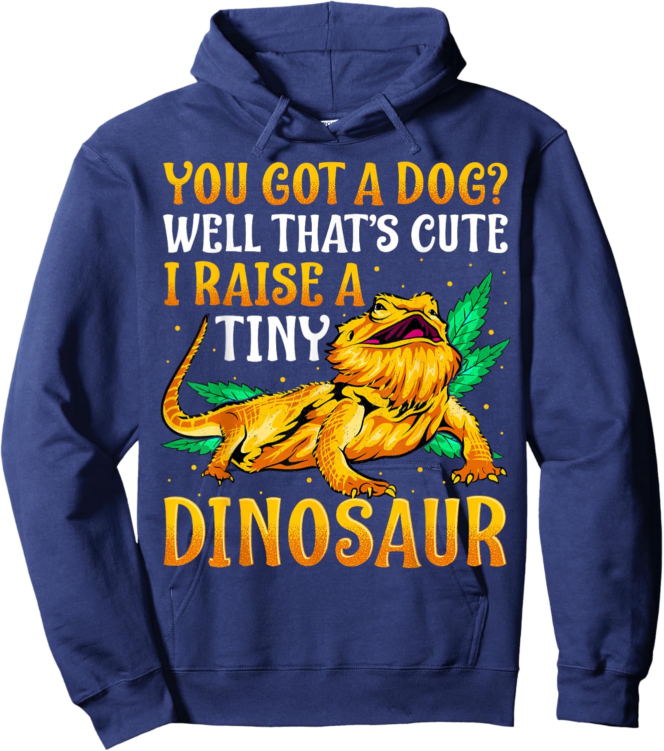 Funny Bearded Dragon Shirt Pet Reptile Lizard Lover Gifts Hoodie - Hoodie | Navy