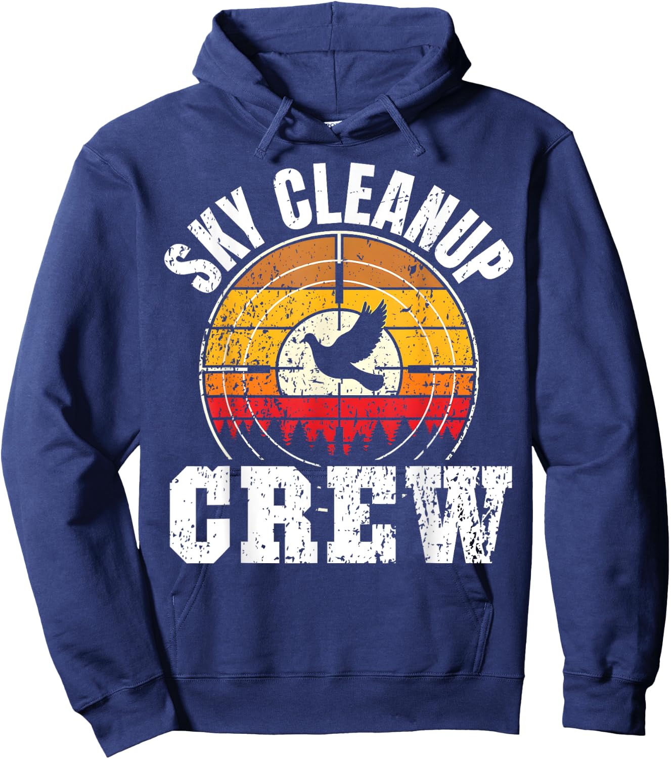 Dove Hunting Doves Sky Cleanup Crew Dove Hunter Hoodie - Hoodie | Navy
