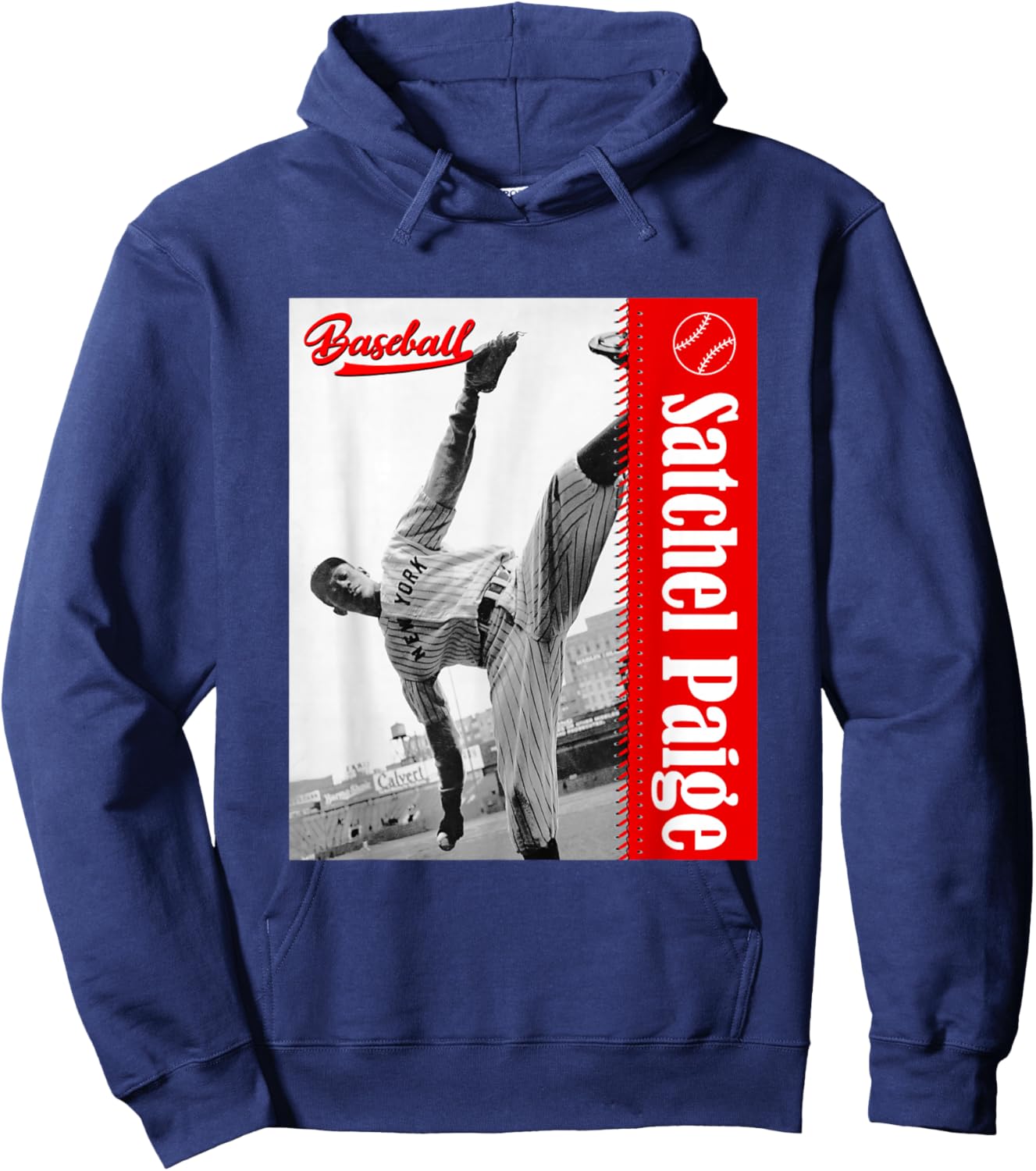 Satchel Paige_Baseball_077 Hoodie - Hoodie | Navy