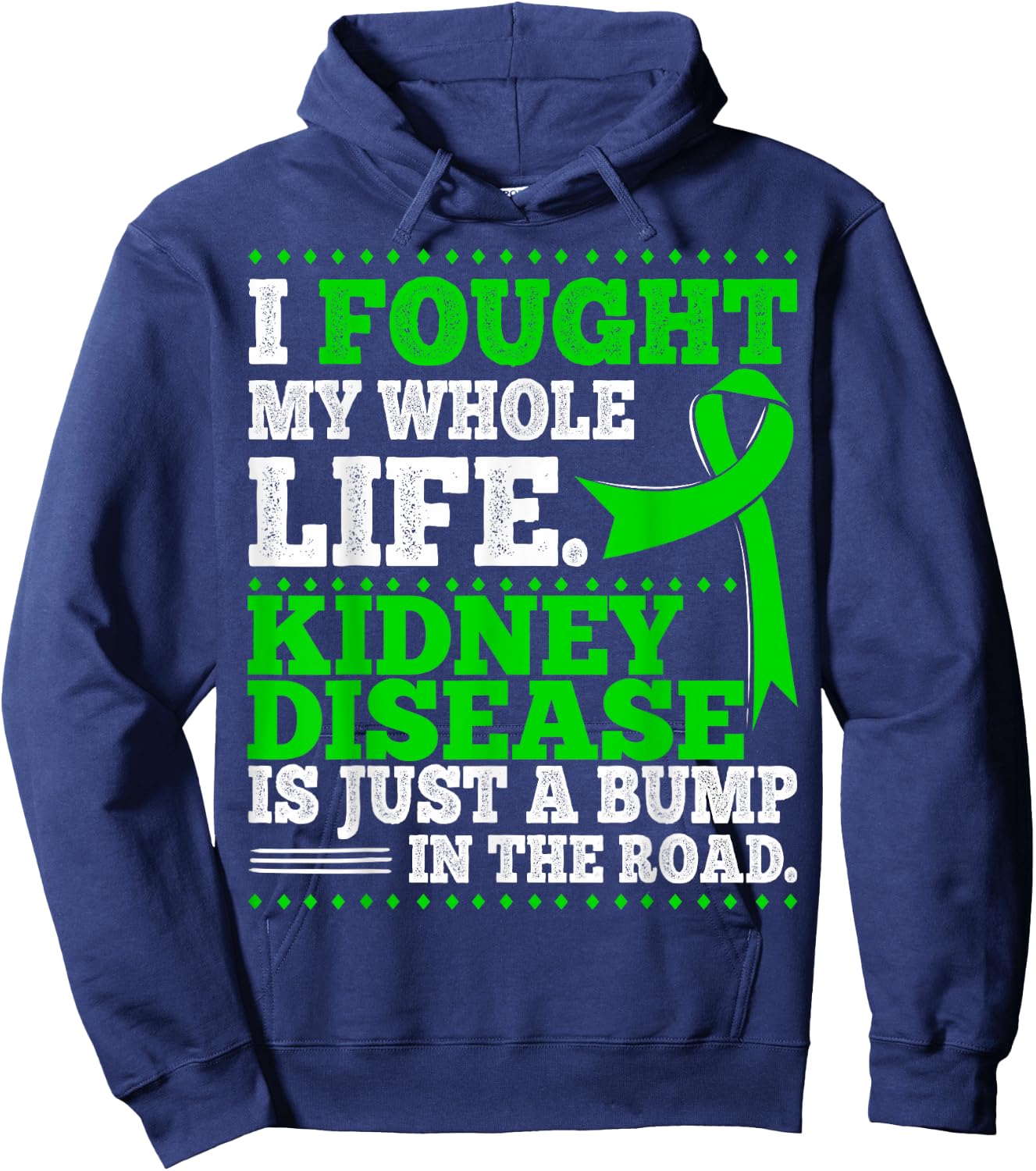 Gift CKD Patients - Chronic Kidney Disease Awareness Hoodie - Hoodie | Navy