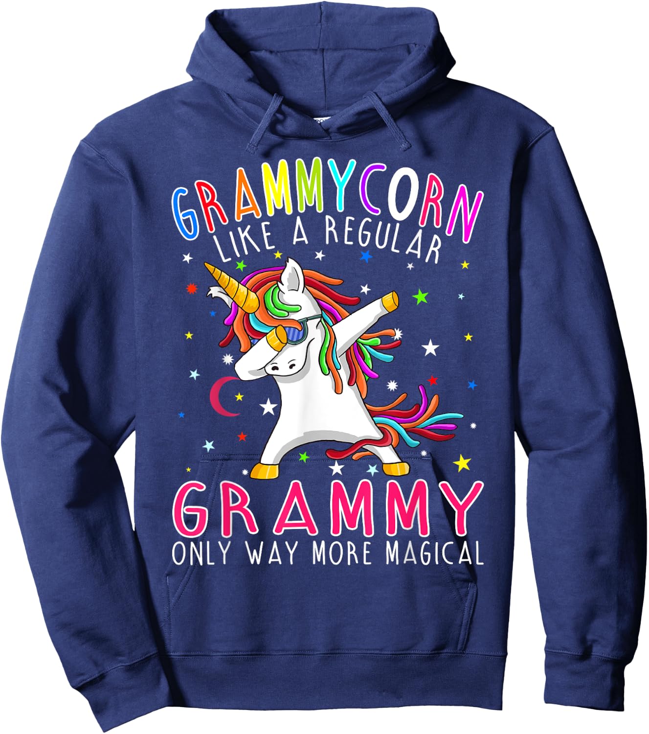 Grammycorn Like A Regular Grammy Only Way More Magical Hoodie - Hoodie | Navy