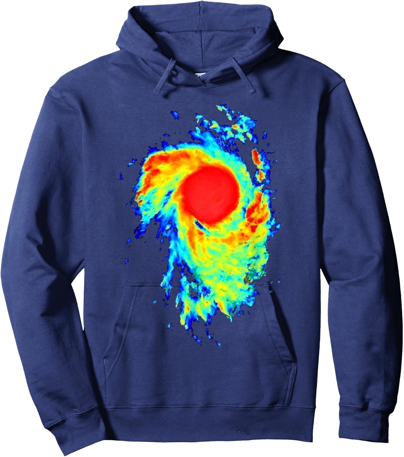 Meteorologist Art Women Weather Radar Meteorology Hoodie - Hoodie | Navy