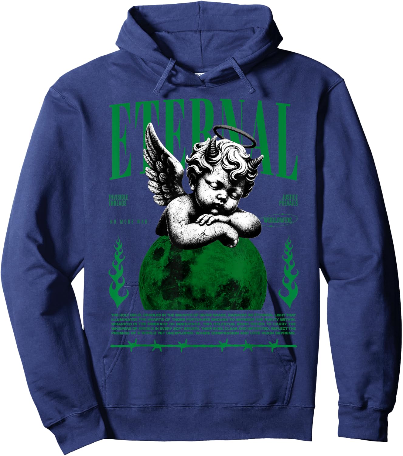 Eternal Lucky Green 5s Matching Women Hoodie - Hoodie | Navy