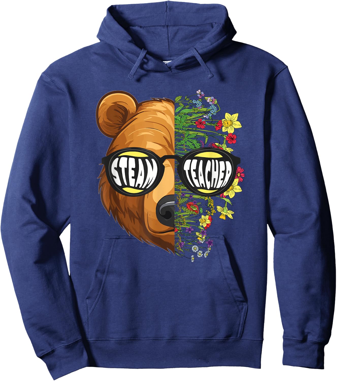 STEAM Teacher Science Arts Tech Engineering Mathematics Crew Men Women Kids Hoodie - Hoodie | Navy