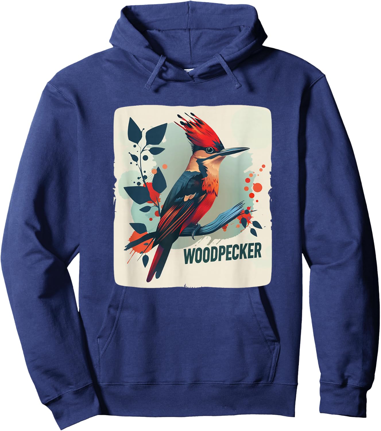 Beautiful Woodpecker Costume for Adults and Kids Hoodie - Hoodie | Navy