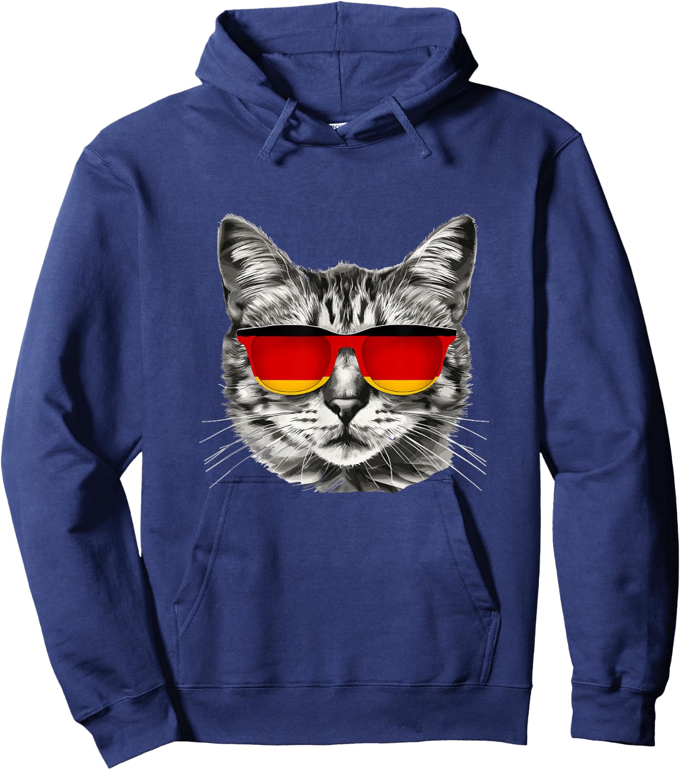 German Flag Cat Owner Souvenirs Products Kitten Germany Hoodie - Hoodie | Navy