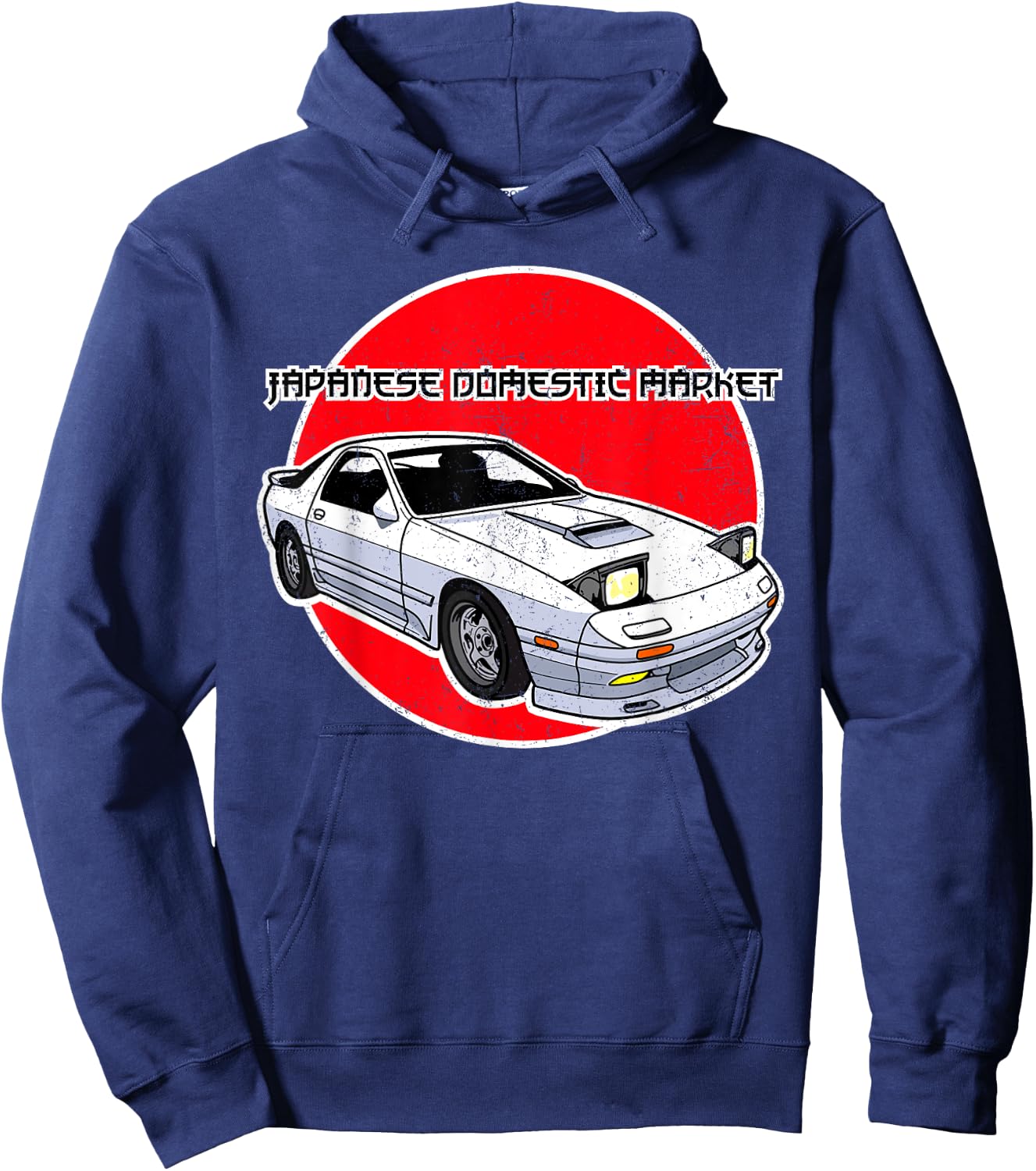 JDM Japan Motorsport Tuning Car Legend 90s Hoodie - Hoodie | Navy