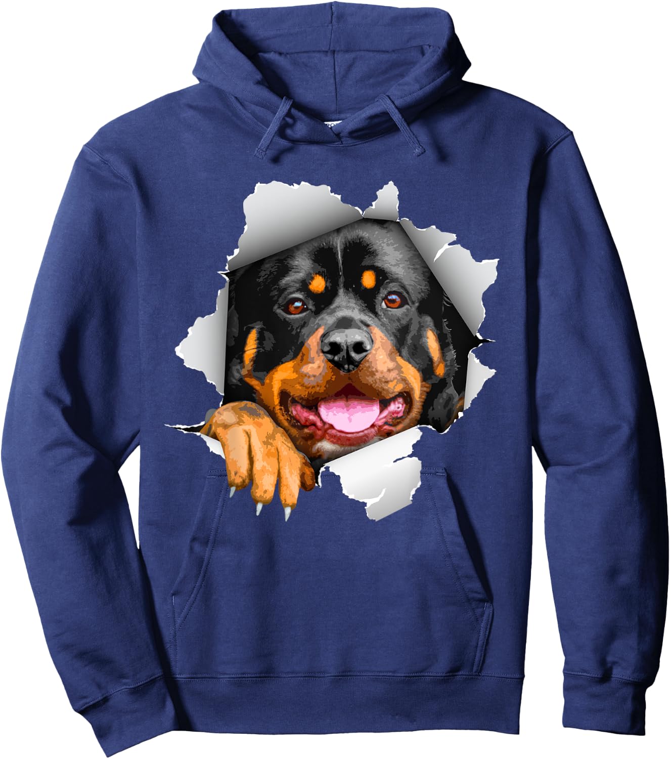 Cute Rottweiler Design Women Rottie Rottweiler Lover Hoodie - Hoodie | Navy