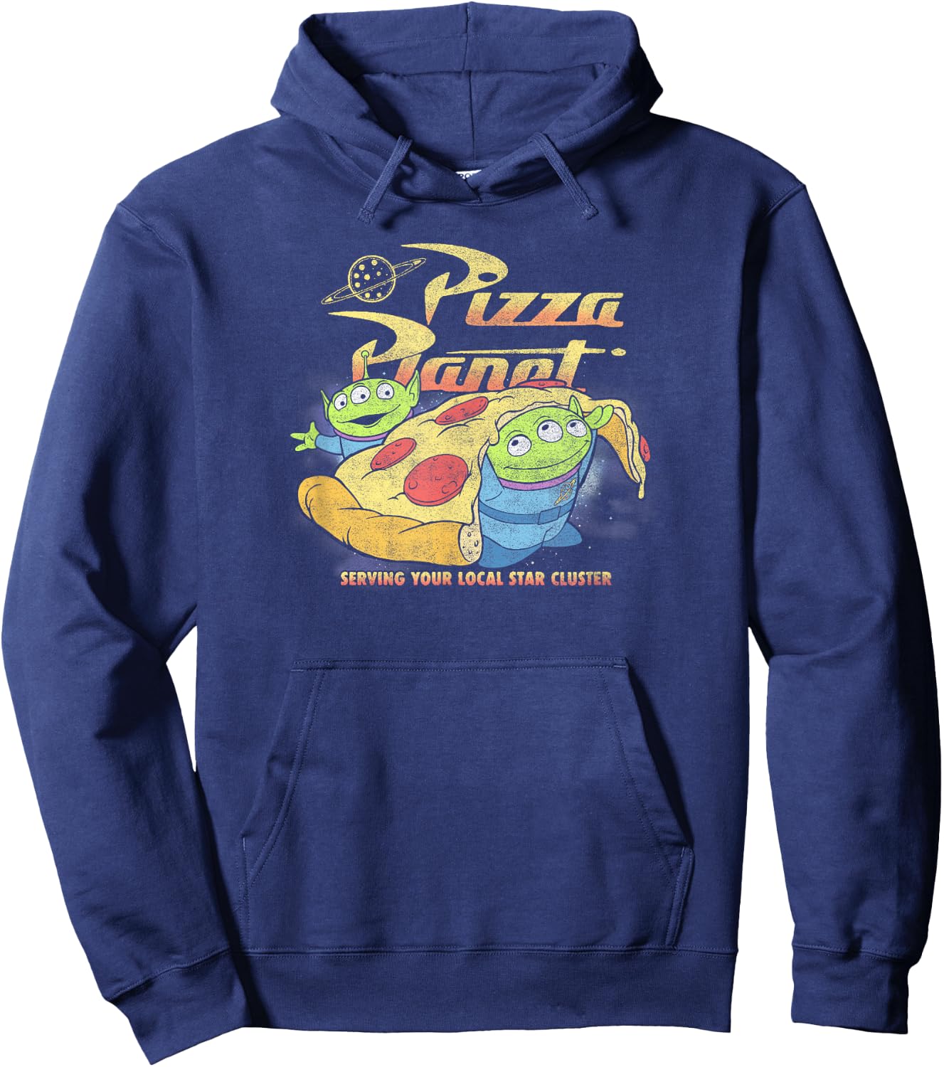 Disney Pixar Toy Story Aliens & Pizza Planet Hoodie - Hoodie | Navy