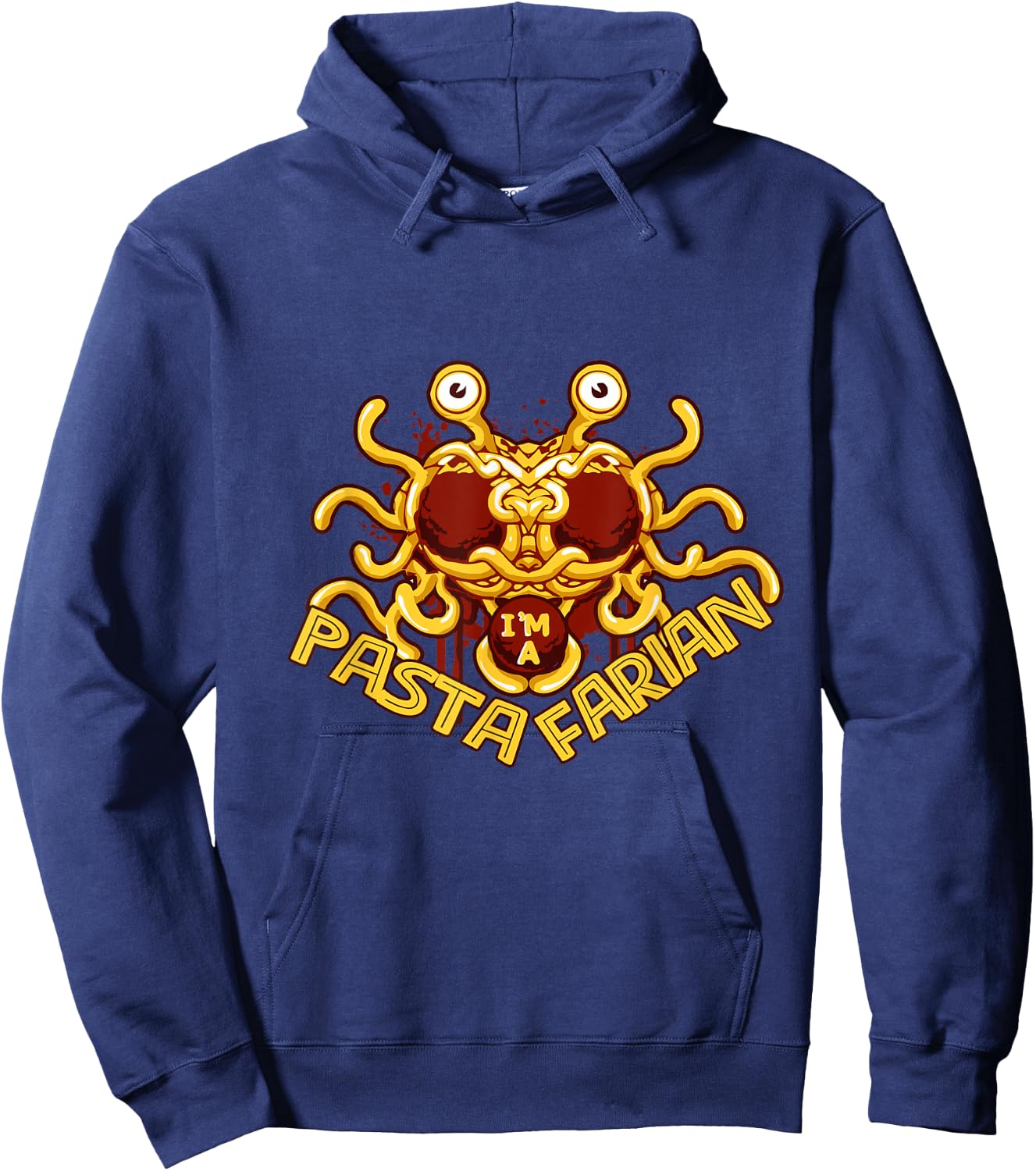 Pastafarian For Flying Spaghetti Monster Believer Hoodie - Hoodie | Navy