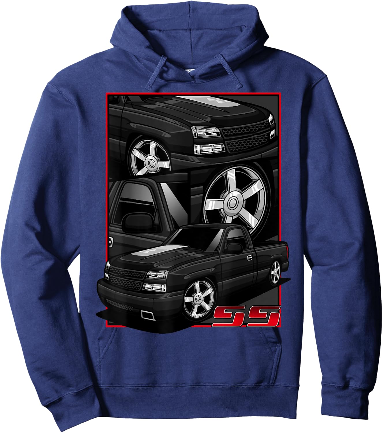 GMT800 1500 Truck 90S K1500 C1500 GMT400 Hoodie - Hoodie | Navy