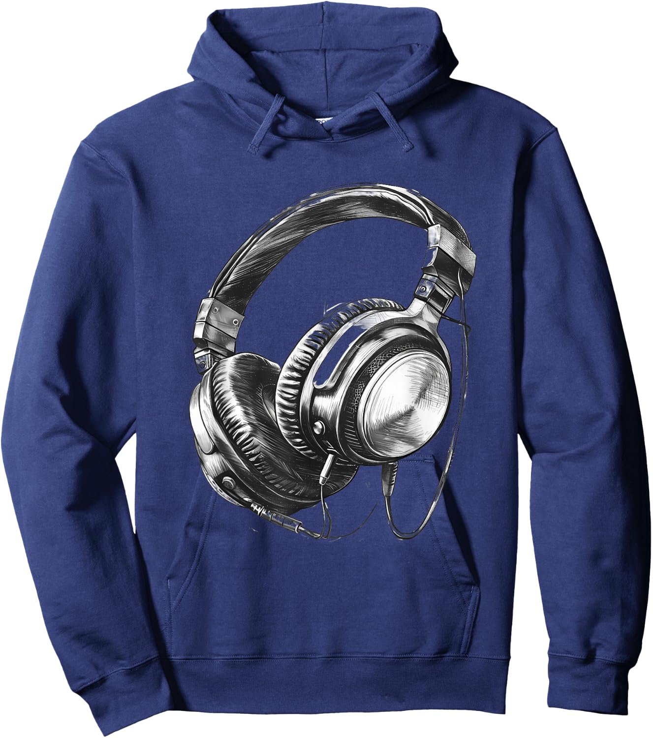 Headphones Music DJ Music Headphones House Headphone Lover Hoodie - Hoodie | Navy