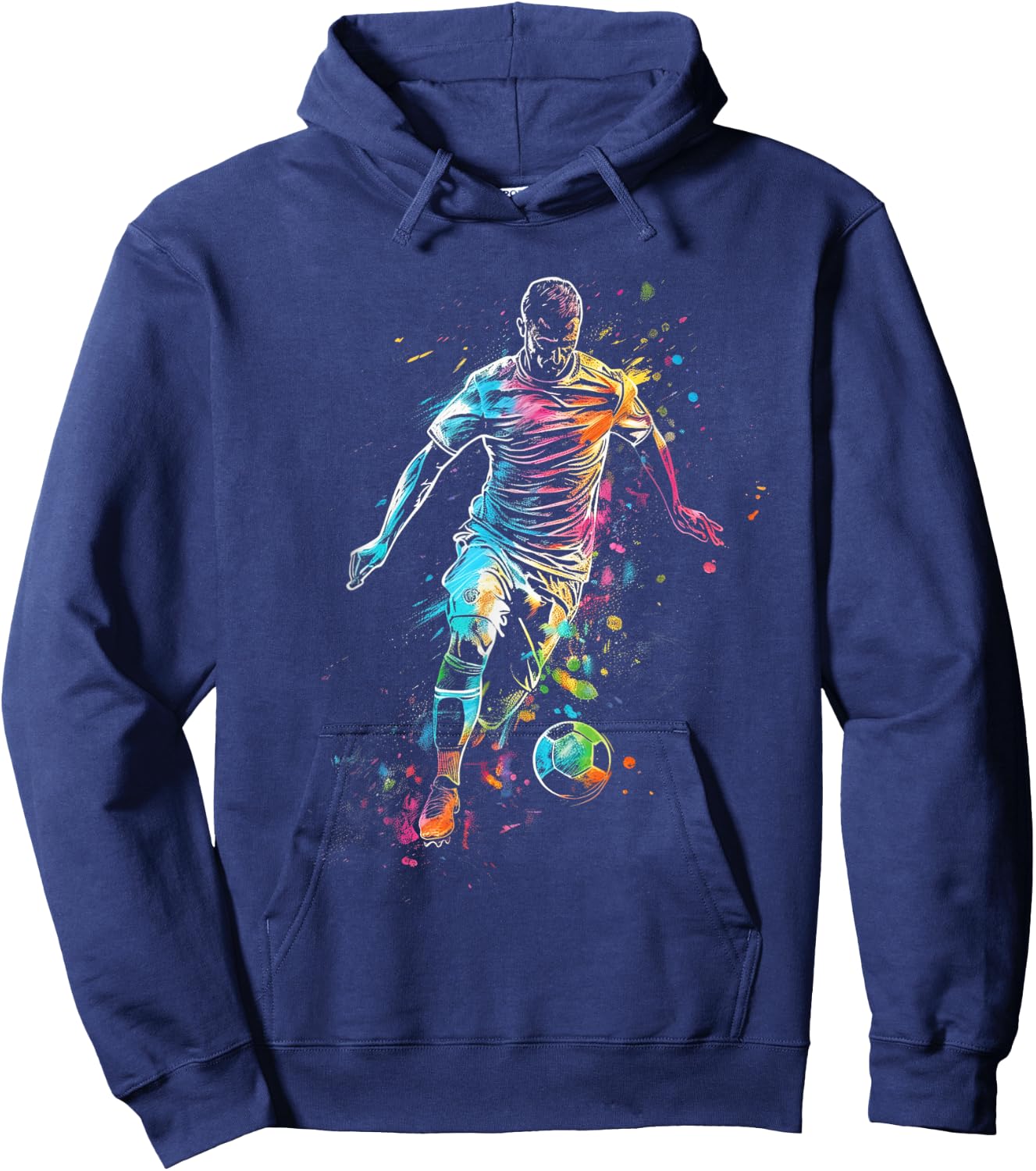 Soccer Player Hoodie - Hoodie | Navy