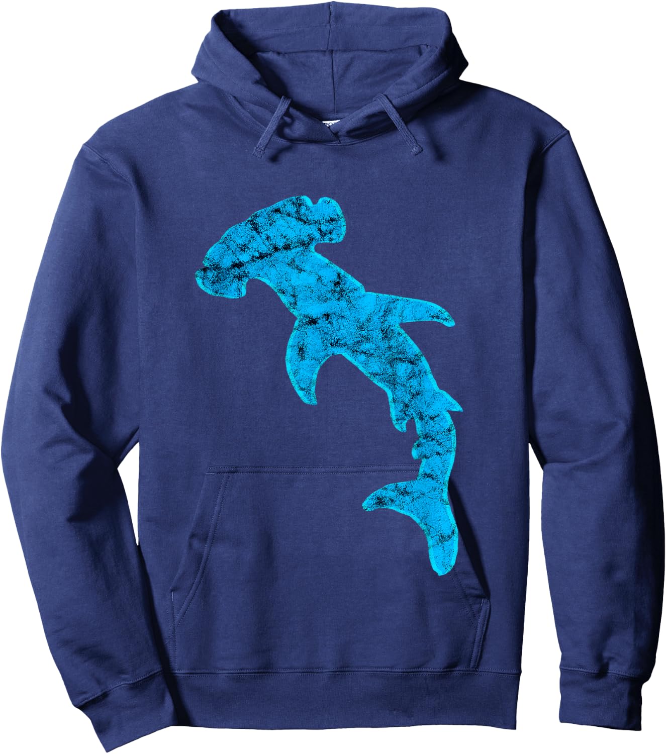 Sphyrna Hammerhead Shark Sea Life Ocean Fish Animal Hoodie - Hoodie | Navy
